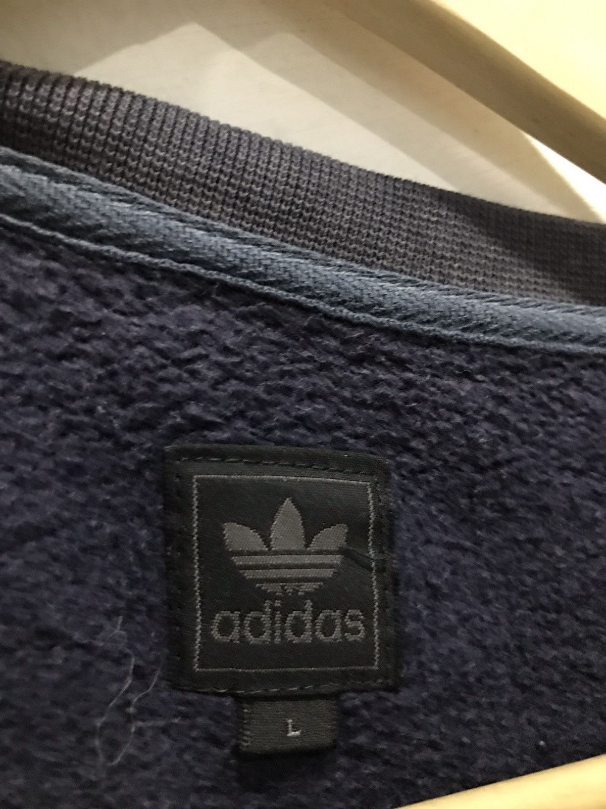 Adidas ADIDAS Trefoil Big Logo Pullover Sweatshirt Size US L / EU 52-54 / 3 - 5 Thumbnail