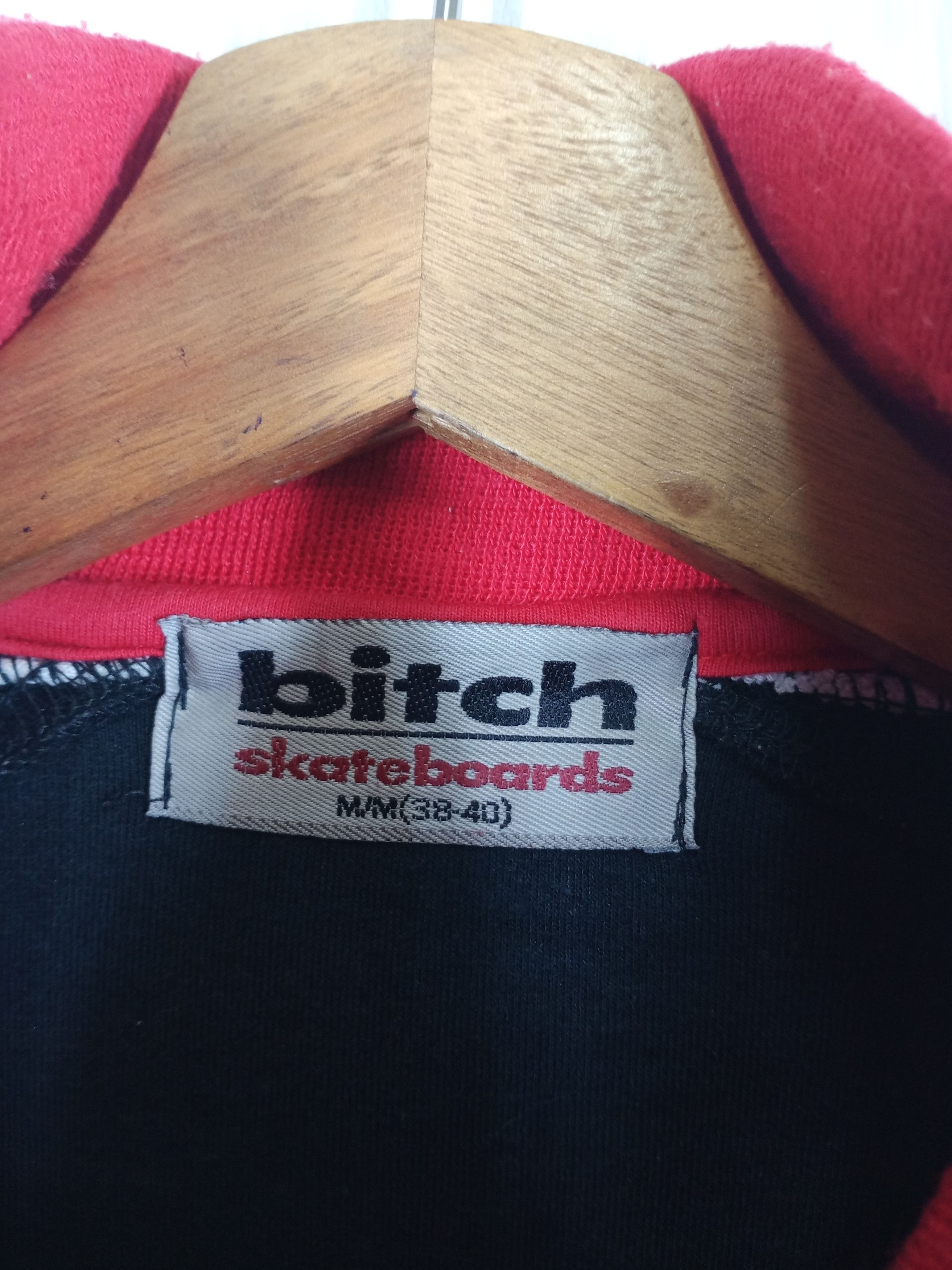 Bitch Skateboards Zipper Up Sweater in Black, Men's (Size M) — image 5 of 5