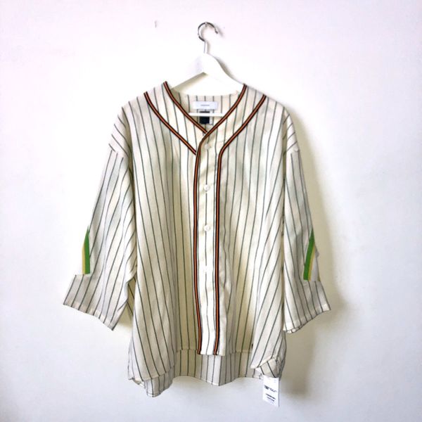 Facetasm Facetasm Baseball Stripe Shirt | Grailed