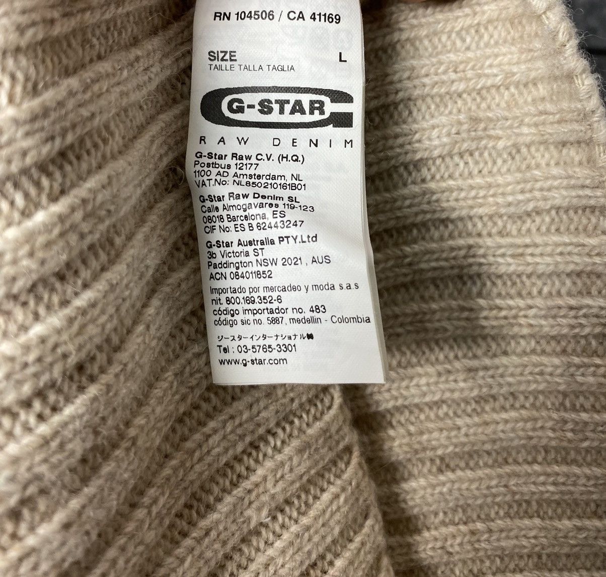 G-Star G-Star Raw Vintage Button Up Knitted Sweater Size L Size US L / EU 52-54 / 3 - 7 Thumbnail