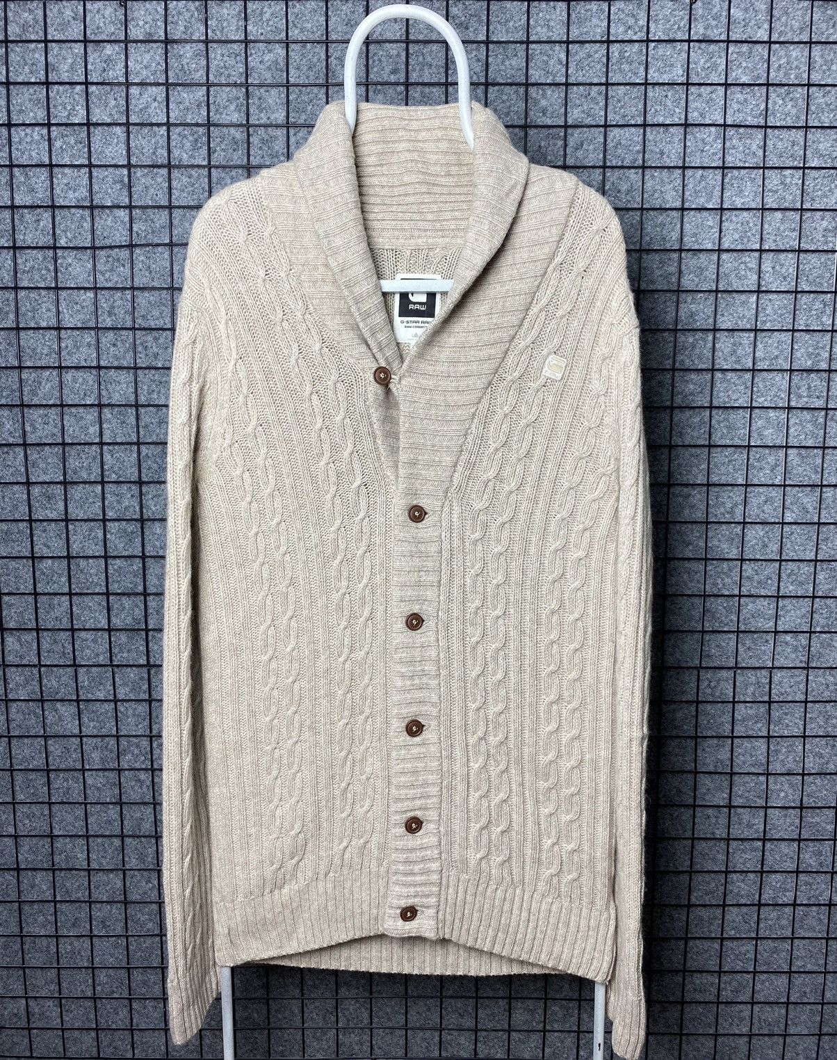 G-Star G-Star Raw Vintage Button Up Knitted Sweater Size L Size US L / EU 52-54 / 3 - 1 Thumbnail