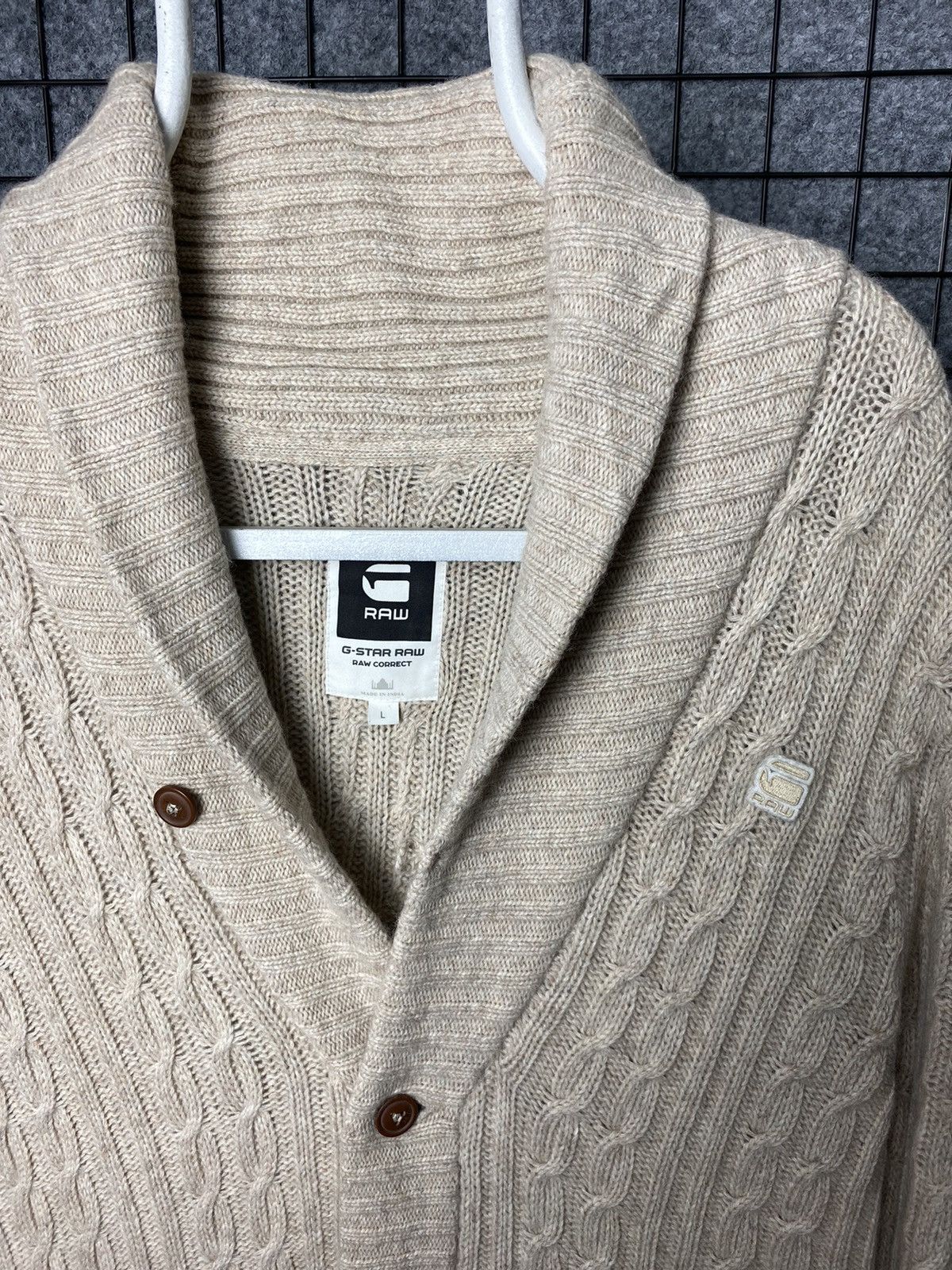 G-Star G-Star Raw Vintage Button Up Knitted Sweater Size L Size US L / EU 52-54 / 3 - 3 Thumbnail