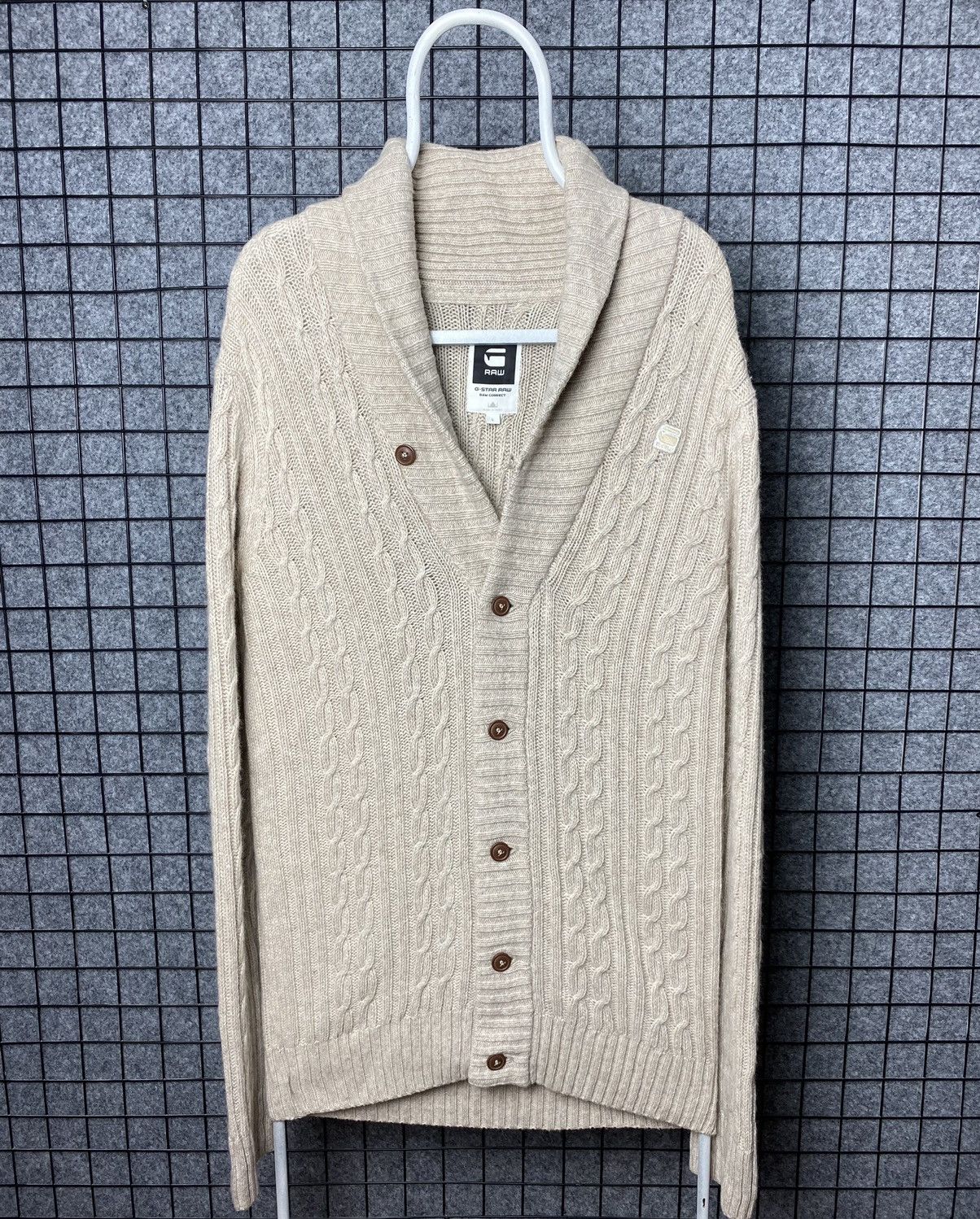 G-Star G-Star Raw Vintage Button Up Knitted Sweater Size L Size US L / EU 52-54 / 3 - 2 Thumbnail