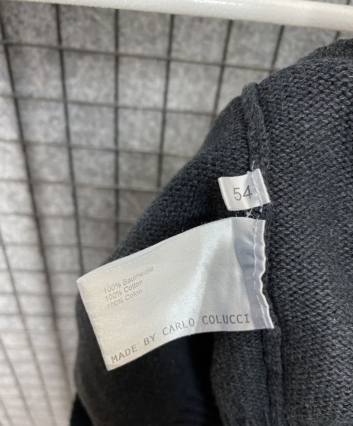 Carlo Colucci × Vintage Carlo Colucci Vintage Knitted Sweater Size 54 Size US L / EU 52-54 / 3 - 4 Thumbnail