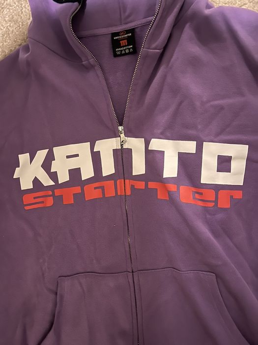 Kanto Starter Gengar Snorlax Full Zip-up Hoodie Size Large Anime Sweatshirt