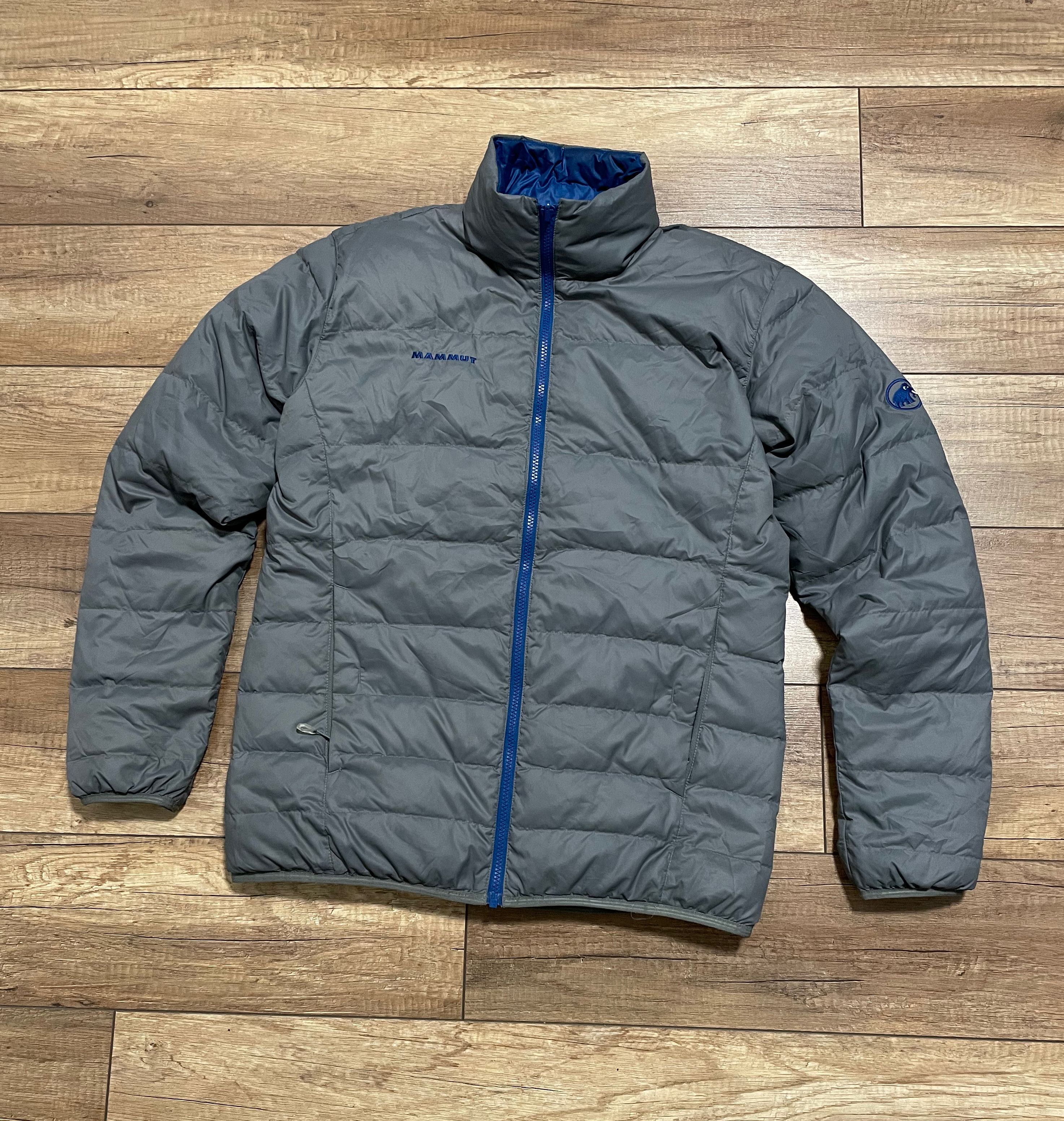 Mammut Mammut Reversible Grey/Blue Down Touring Jacket Puffer Size US M / EU 48-50 / 2 - 2 Thumbnail