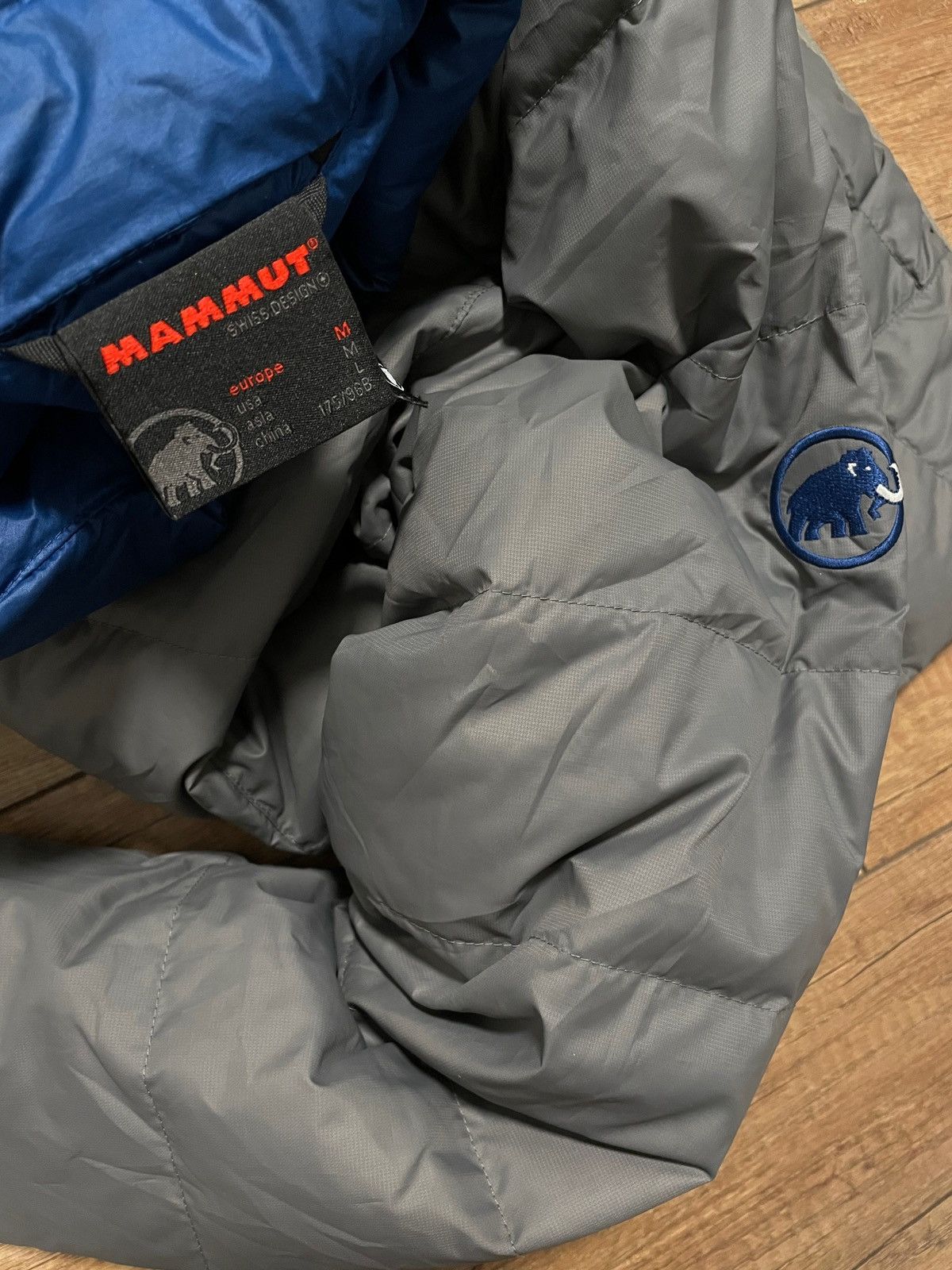 Mammut Mammut Reversible Grey/Blue Down Touring Jacket Puffer Size US M / EU 48-50 / 2 - 6 Thumbnail