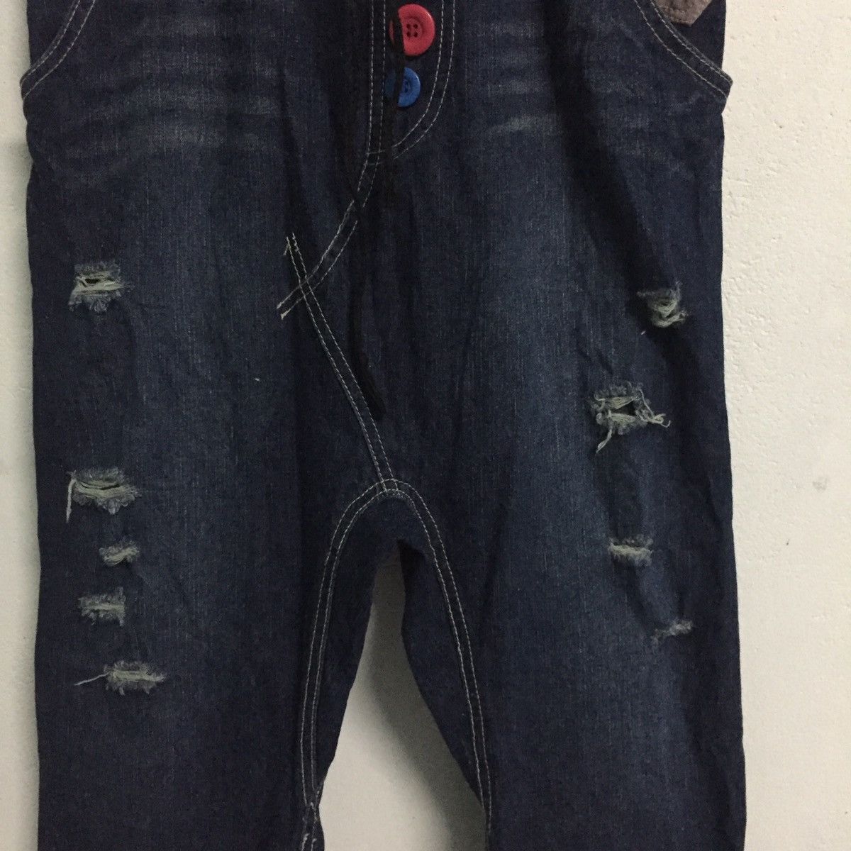 Denime Drop Crotch Jean Denim Pant Size US 27 - 3 Thumbnail