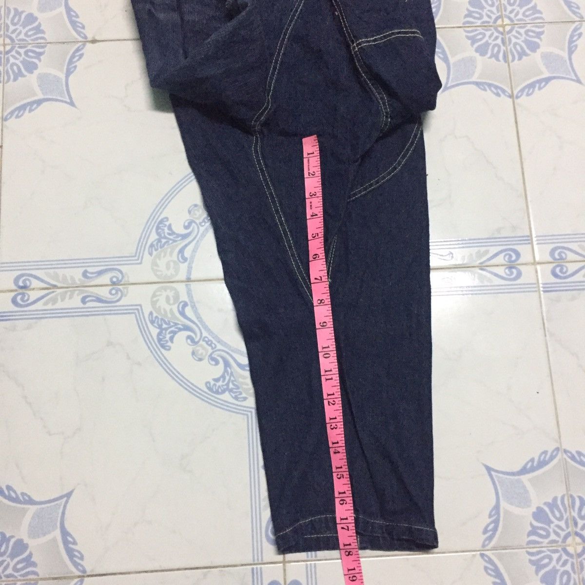 Denime Drop Crotch Jean Denim Pant Size US 27 - 13 Thumbnail