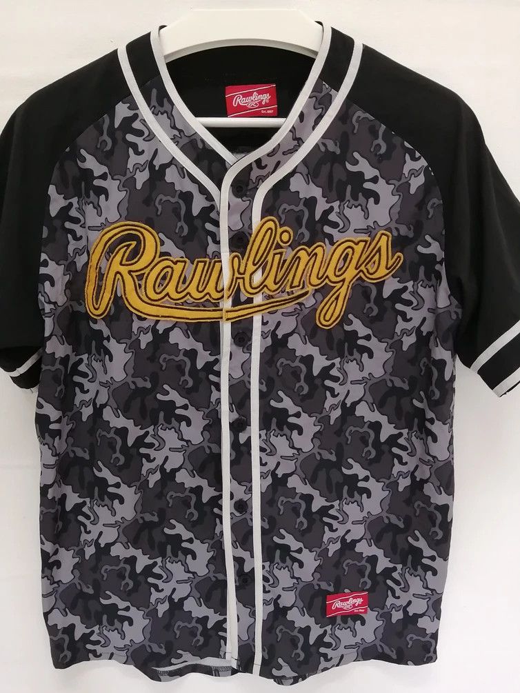 Japanese Brand RAWLINGS Baseball Jersey Size US M / EU 48-50 / 2 - 2 Thumbnail