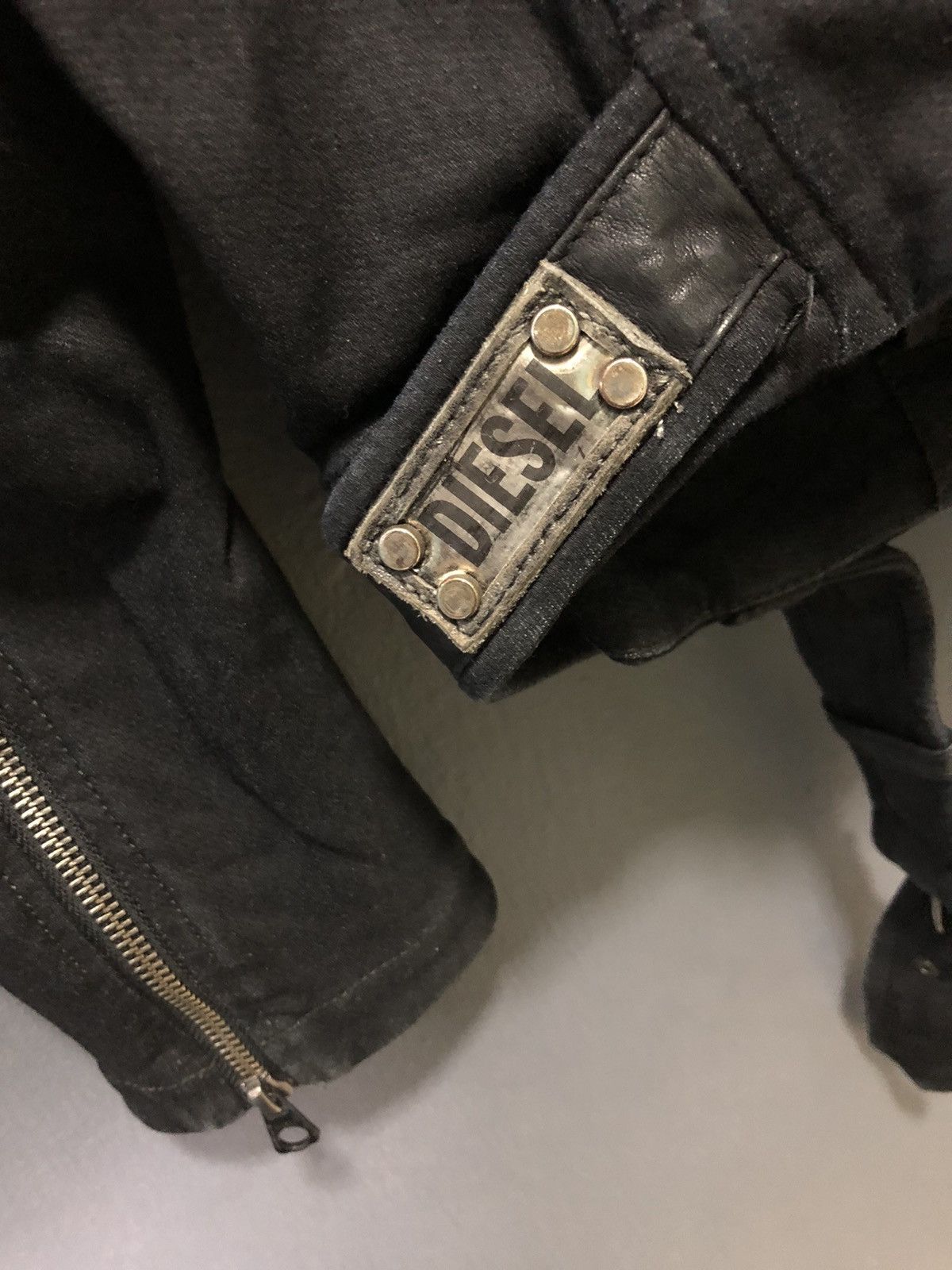Diesel × Seditionaries DIESEL PUNK RIDERS LEATHER PIPING BIKERS JACKET Size US S / EU 44-46 / 1 - 11 Thumbnail