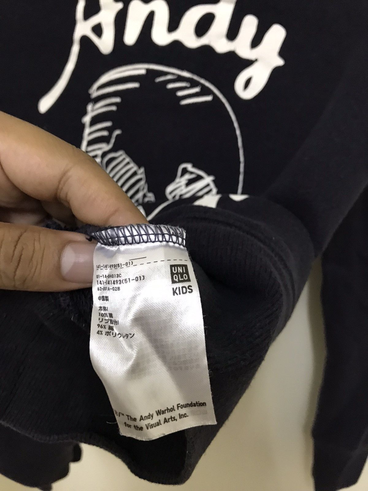 Andy Warhol × Band Tees Andy Warhol Sweatshirt Crewneck Big Logo Big Spell Out Size US XS / EU 42 / 0 - 6 Thumbnail