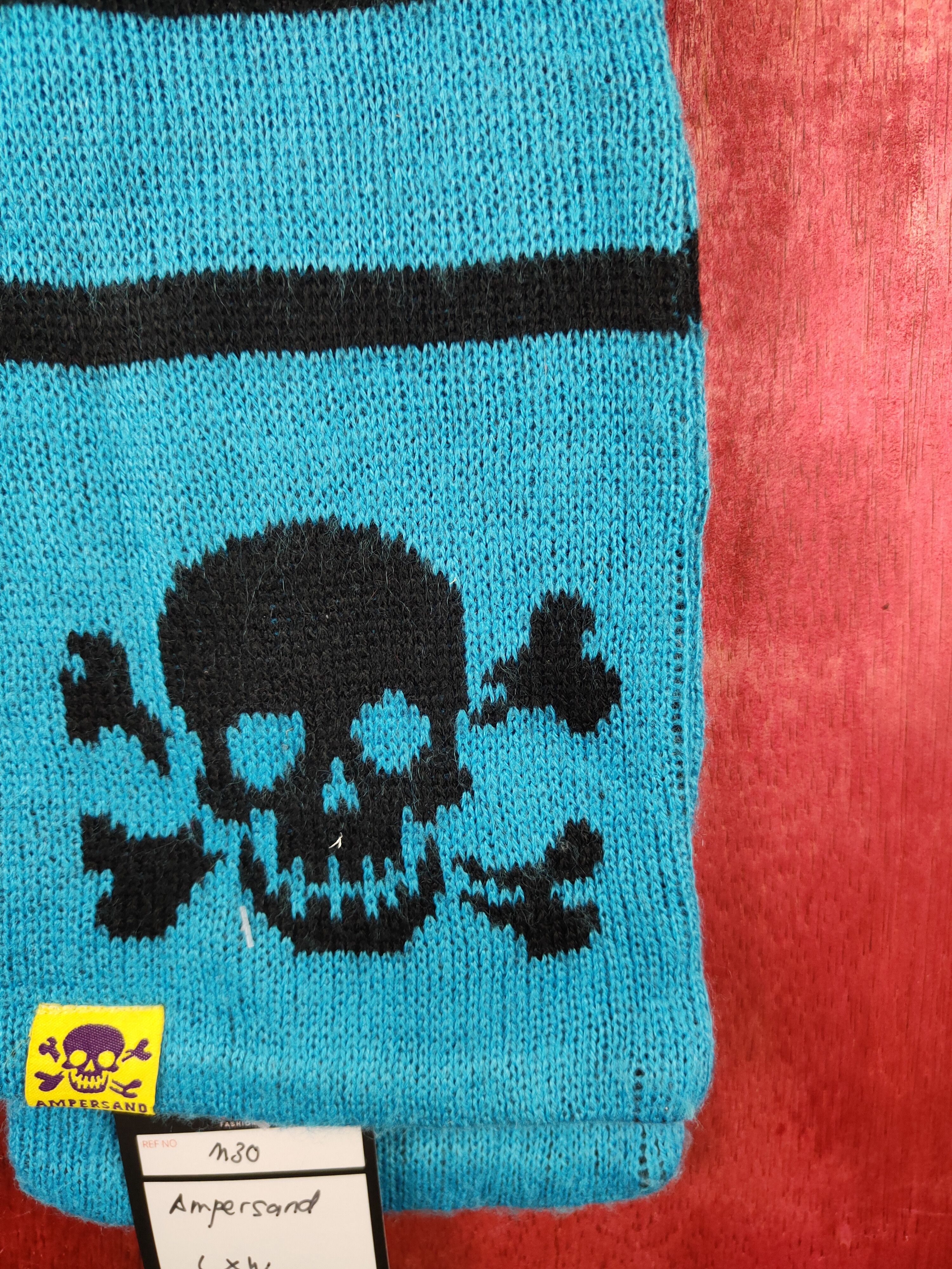 Japanese Brand Ampersand Skull Muffler Scarves #m30 Size ONE SIZE - 5 Thumbnail