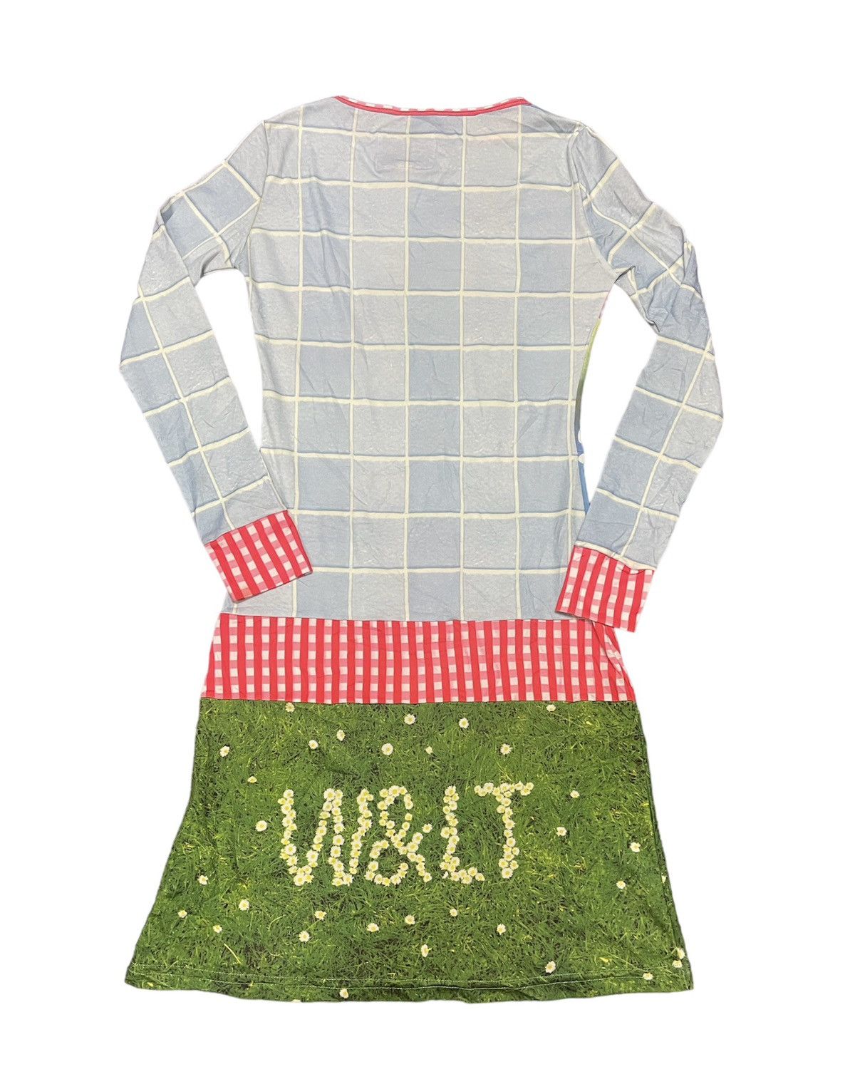 W&LT Pure luxury bird print one piece dress by walter van Size XS / US 0-2 / IT 36-38 - 2 Thumbnail