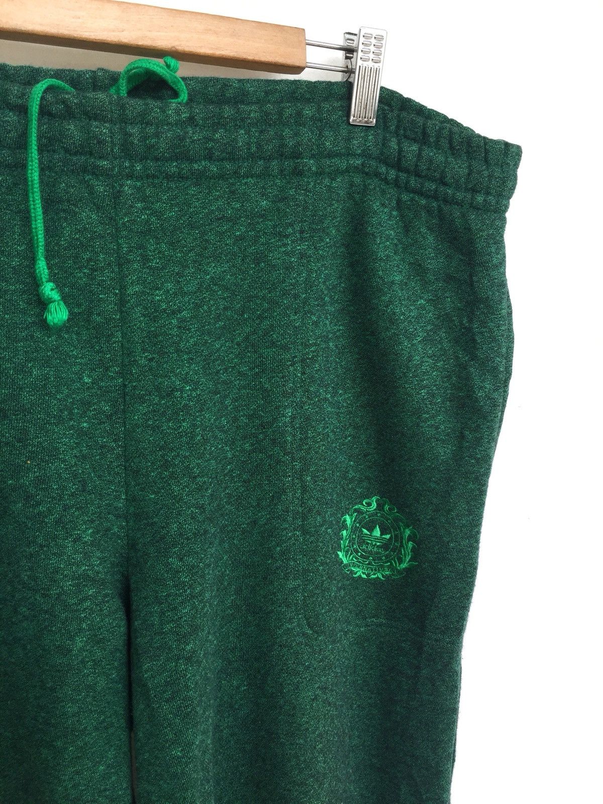 Adidas Vtg 90s Trefoil Logo Drawstring Slim Fit Jogger Size US 36 / EU 52 - 3 Thumbnail