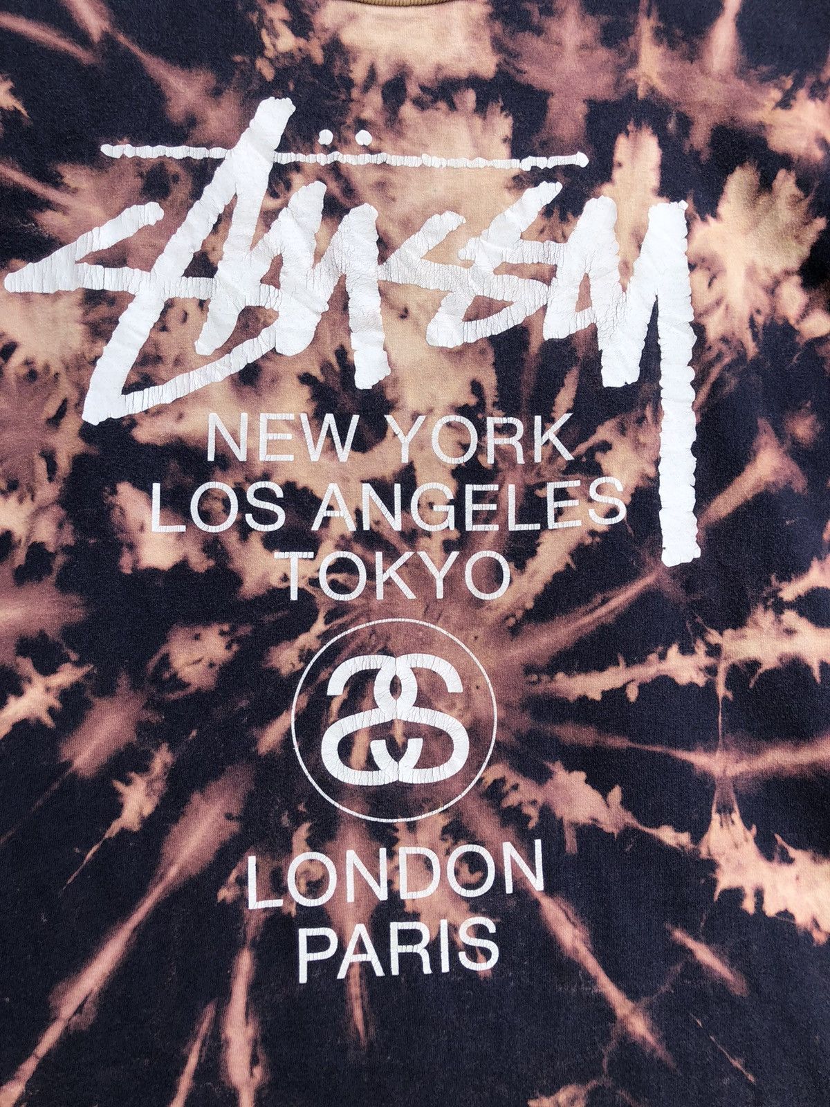 Stussy Vintage Stussy Bronx Compton Santana Custom Bleach Tee Size US M / EU 48-50 / 2 - 4 Thumbnail