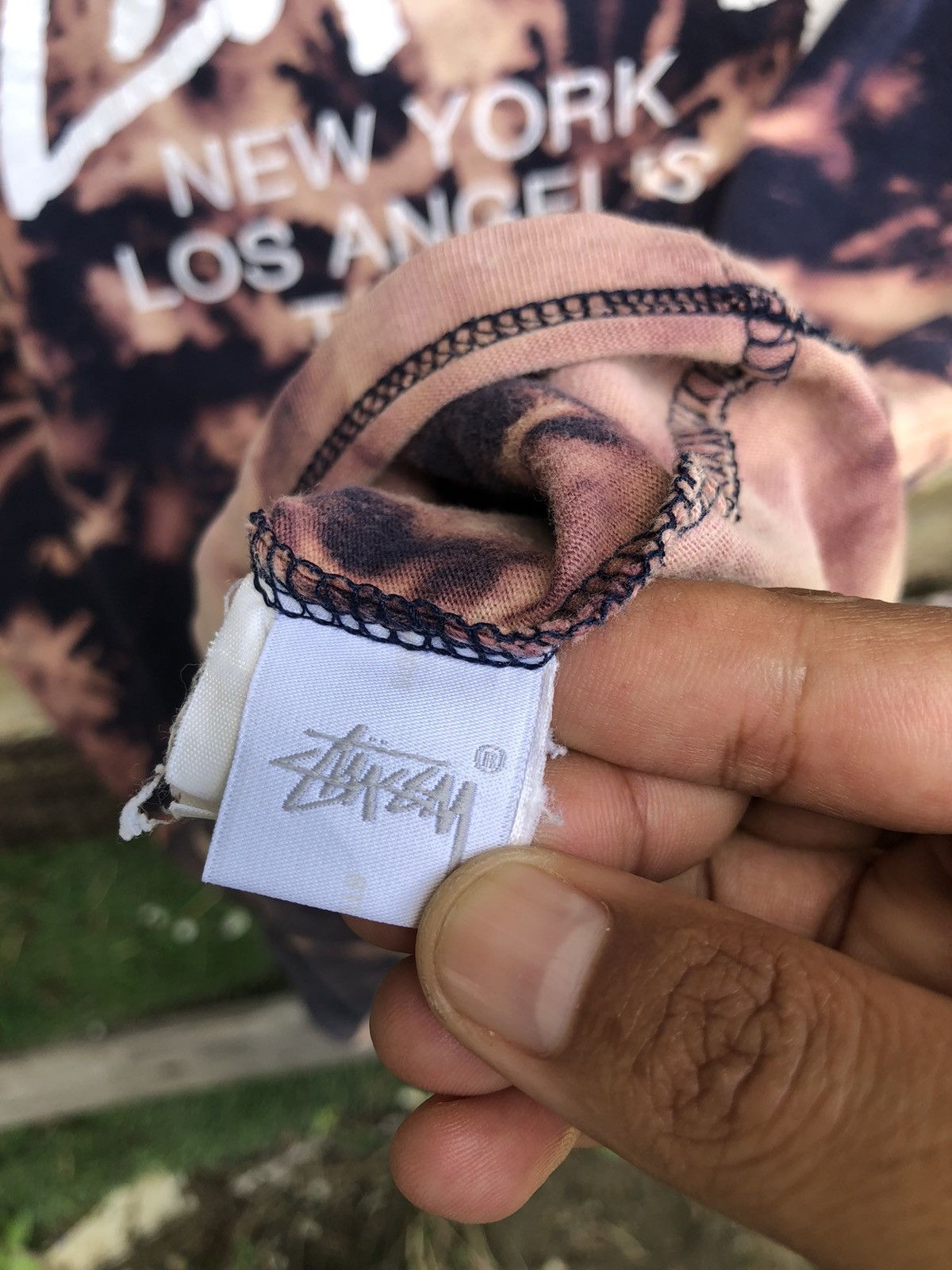 Stussy Vintage Stussy Bronx Compton Santana Custom Bleach Tee Size US M / EU 48-50 / 2 - 10 Thumbnail
