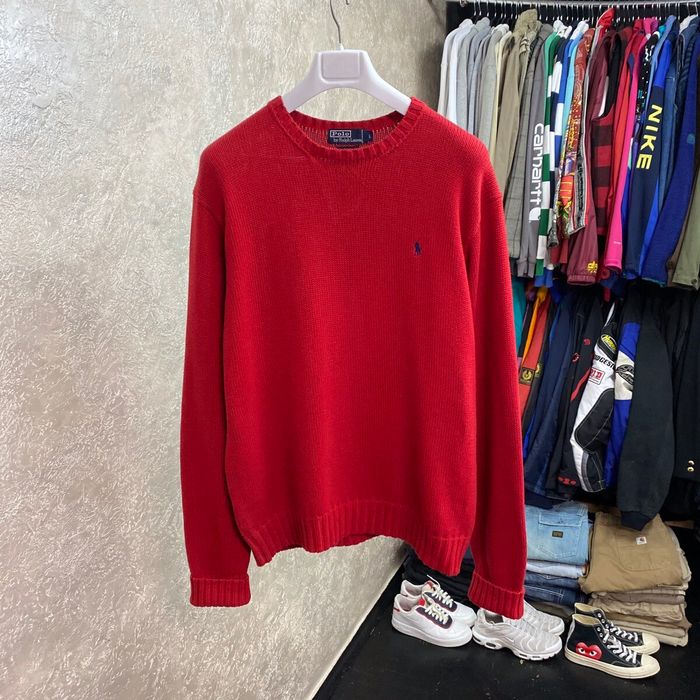 90s Y2K Polo Ralph Lauren Sweatshirt - Large