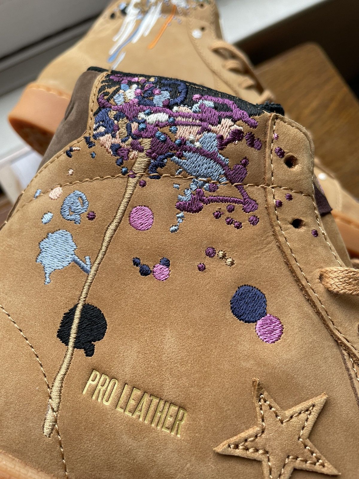 Bandulu × Converse Converse Bandulu Pro Leather mid embroidery splatter paint Size US 10.5 / EU 43-44 - 8 Thumbnail