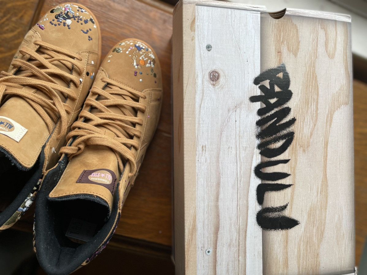 Bandulu × Converse Converse Bandulu Pro Leather mid embroidery splatter paint Size US 10.5 / EU 43-44 - 5 Thumbnail