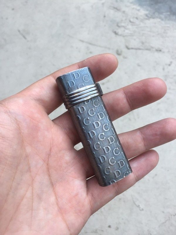 Christian Dior Monsieur RARE🔥VINTAGE C.DIOR GOLD & SILVER PLATTED SILVER LIGHTER Size ONE SIZE - 5 Thumbnail