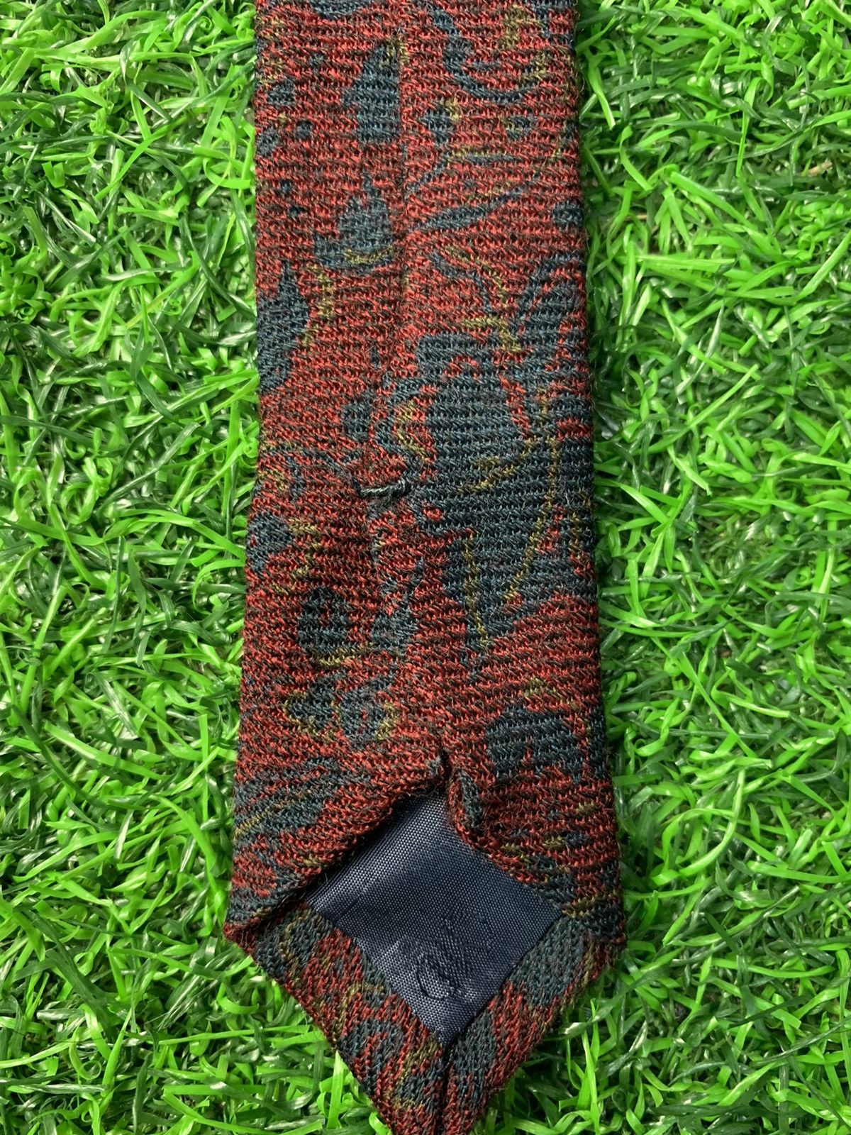 Japanese Brand Yukiko Hanai YH Tie Floral Design Size ONE SIZE - 4 Thumbnail