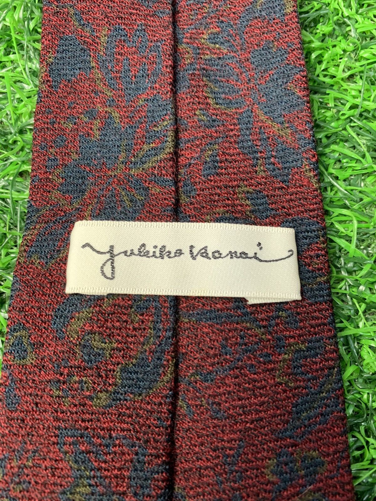 Japanese Brand Yukiko Hanai YH Tie Floral Design Size ONE SIZE - 2 Thumbnail