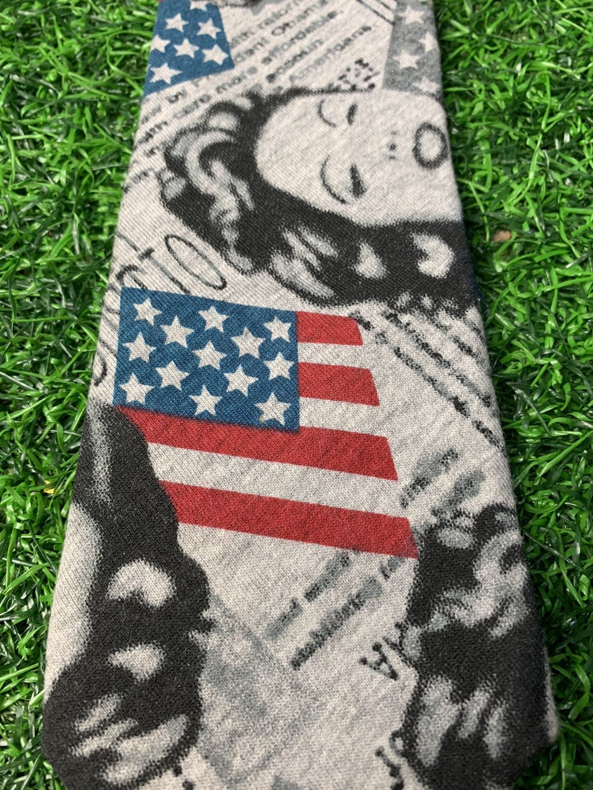 Japanese Brand Matude Homme & Rare All Over Printed Design Neck tie Size ONE SIZE - 2 Thumbnail