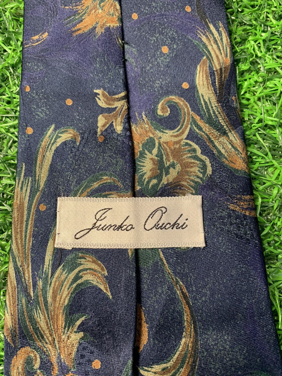 Other Junko Ouchi Floral Design Men’s Neck tie Size ONE SIZE - 3 Thumbnail
