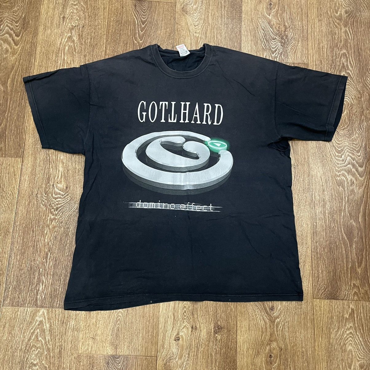 Vintage Vintage Y2K Gotthard Tour Graphic Tee Sun Faded Grunge XL Size US XL / EU 56 / 4 - 1 Thumbnail
