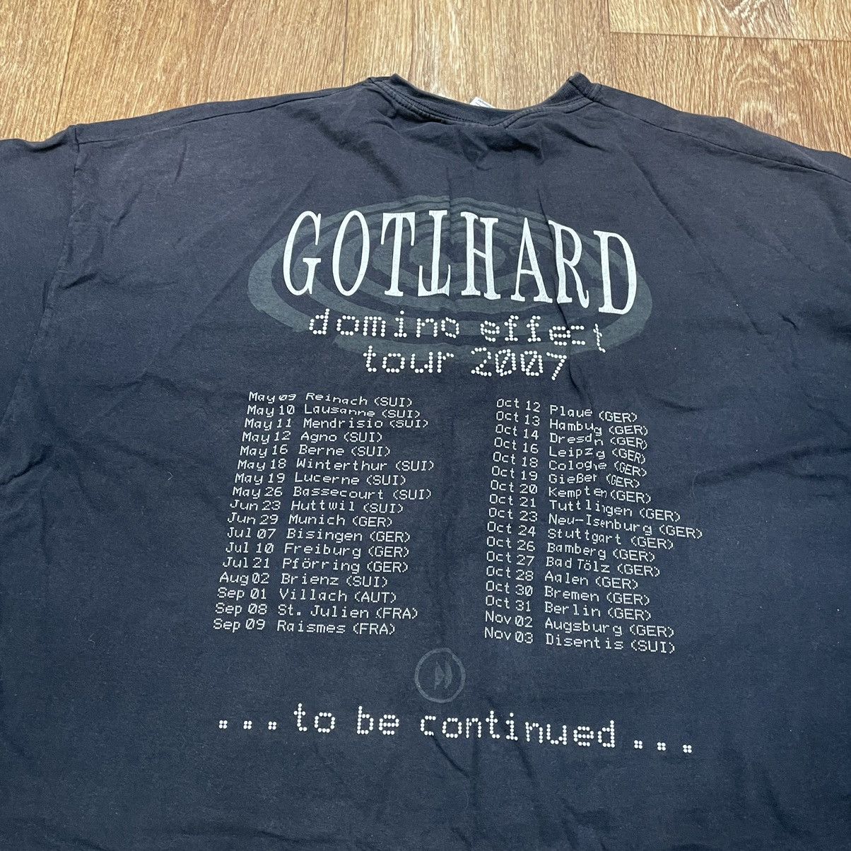 Vintage Vintage Y2K Gotthard Tour Graphic Tee Sun Faded Grunge XL Size US XL / EU 56 / 4 - 7 Thumbnail