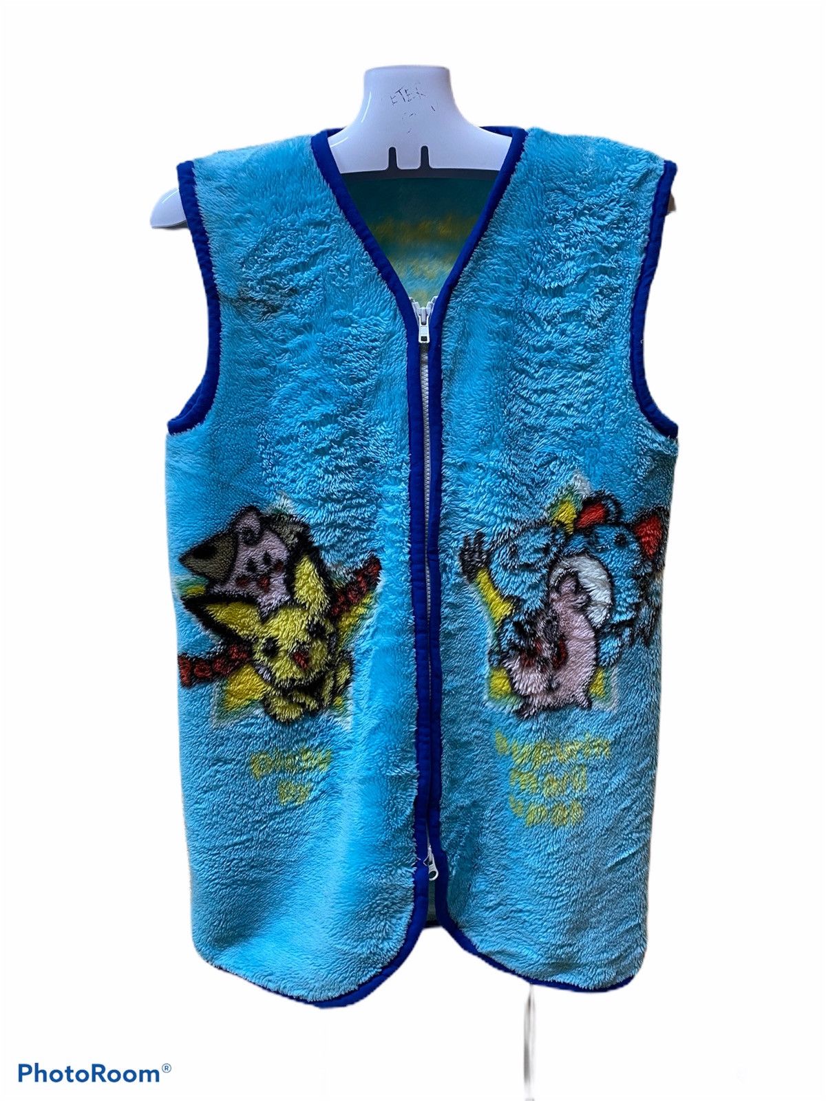 Anime × Cartoon Network × Pokemon 🔥Pokemon Fleece Vest Style Size US M / EU 48-50 / 2 - 2 Thumbnail