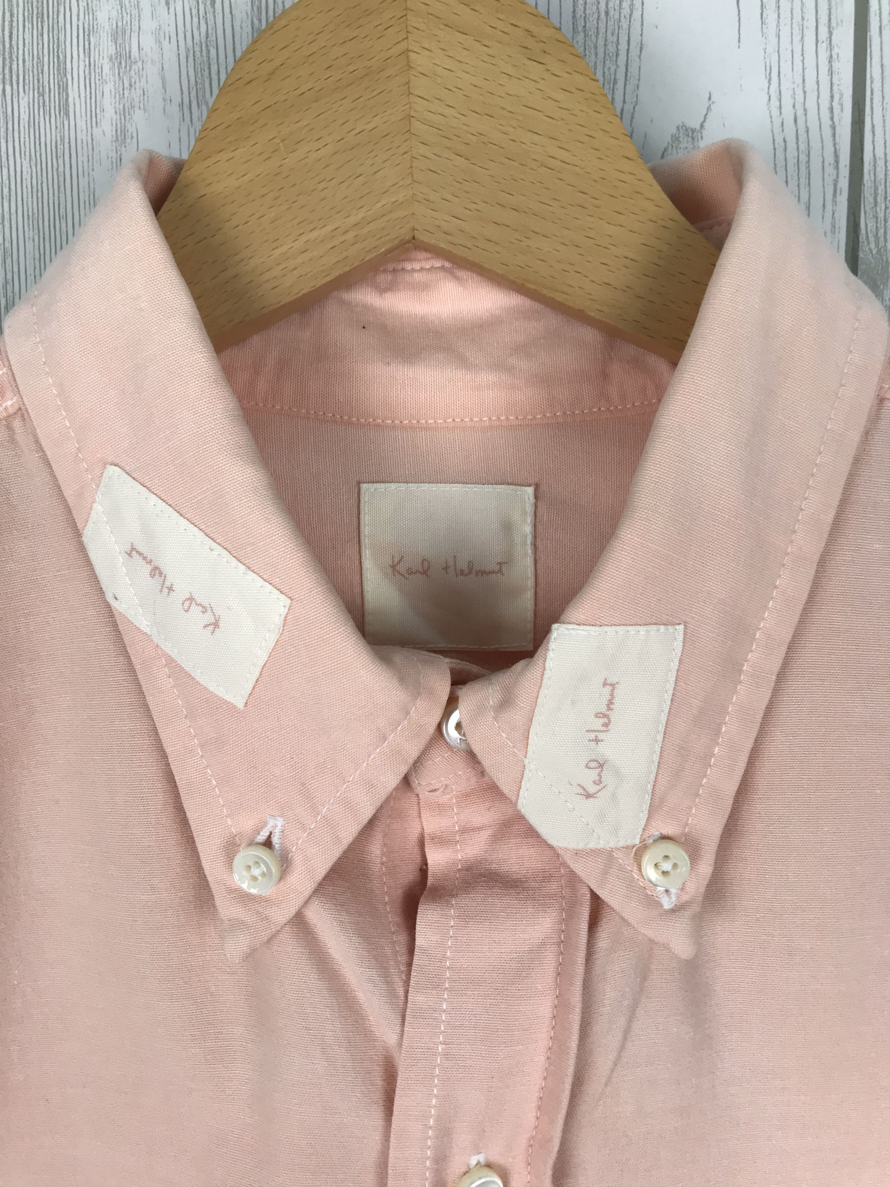 Karl Helmut KARL HELMUT Pink House Oversize Patches Button Down Shirt Size US M / EU 48-50 / 2 - 5 Thumbnail