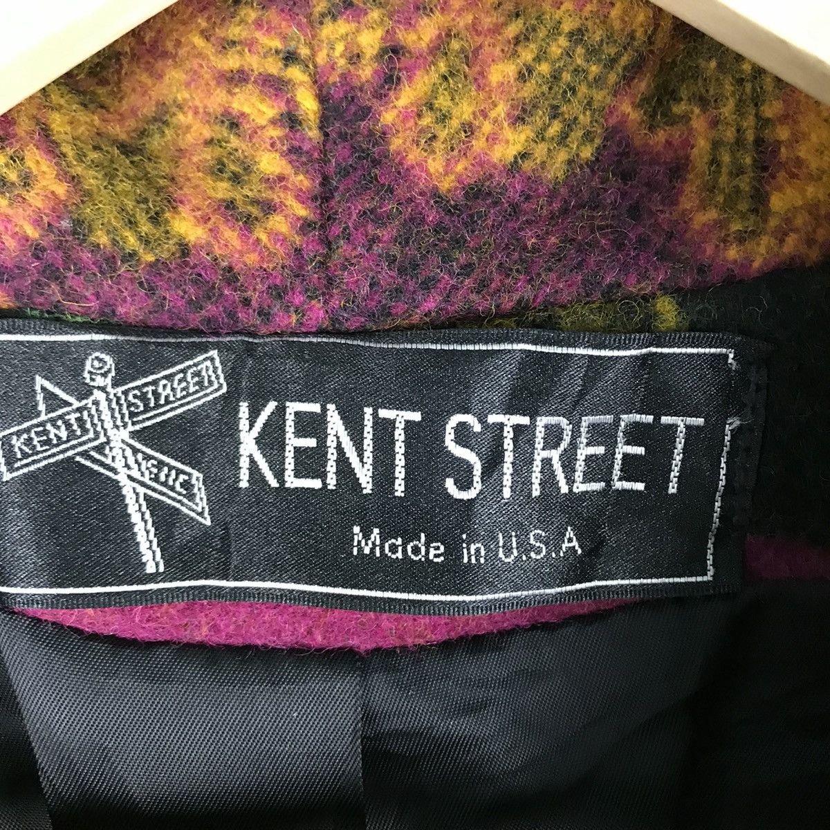 Vintage Vintage Heavy Wool Funky Blazer Kent Street Size US S / EU 44-46 / 1 - 8 Thumbnail