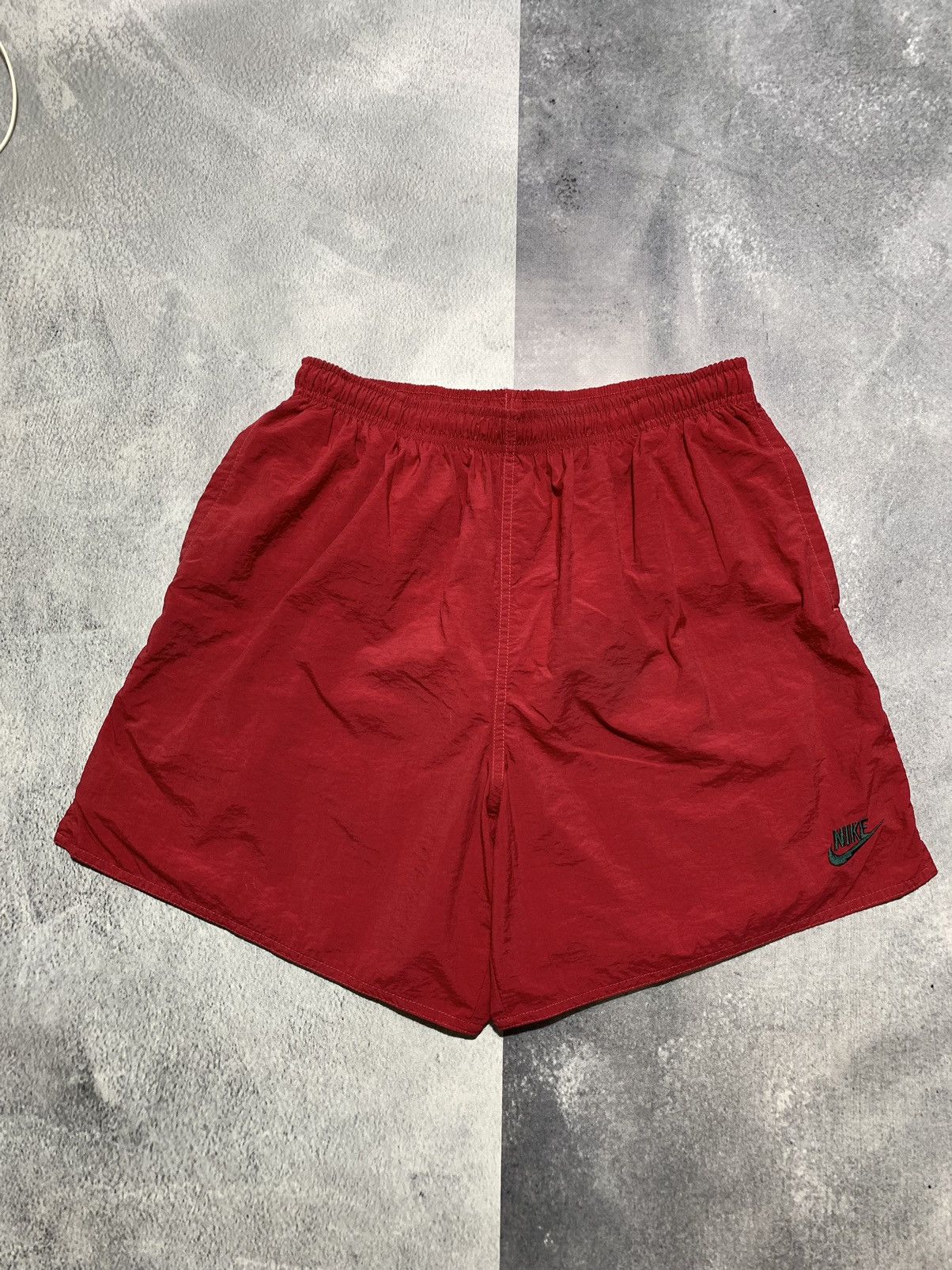 Nike × Vintage Vintage Y2K Nike bottoms shorts swoosh streetwear size M Size US 32 / EU 48 - 4 Thumbnail