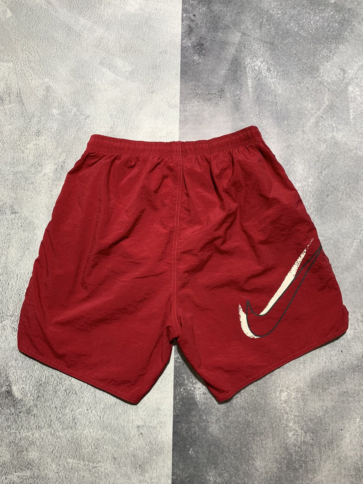 Nike × Vintage Vintage Y2K Nike bottoms shorts swoosh streetwear size M Size US 32 / EU 48 - 1 Thumbnail