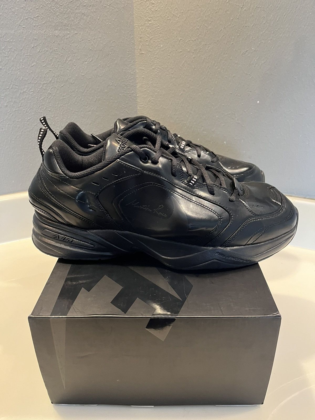 image of Monarch Martine Rose Size 13 Shoes in Black, Men's