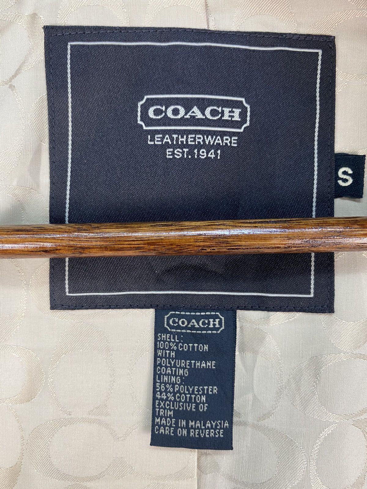 Coach Coach Trench Coat Size S / US 4 / IT 40 - 10 Thumbnail