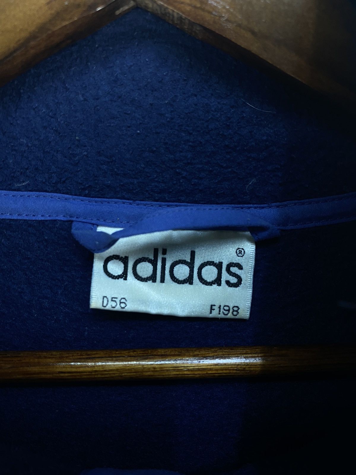 Adidas Vintage Adidas Fleece Snap Button Size US XL / EU 56 / 4 - 5 Thumbnail