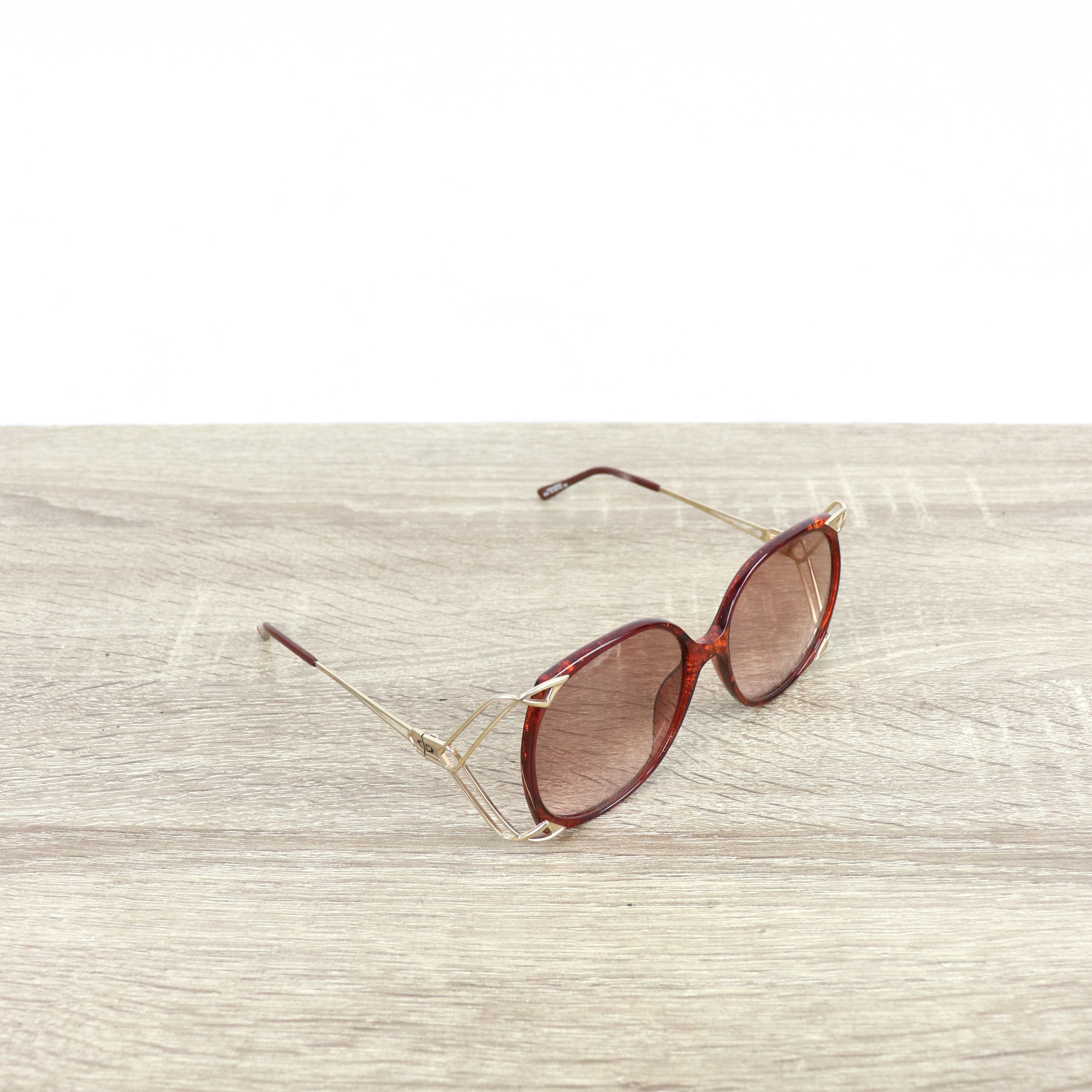 image of Dior Vintage Sunglasses in Red Gold, Women's