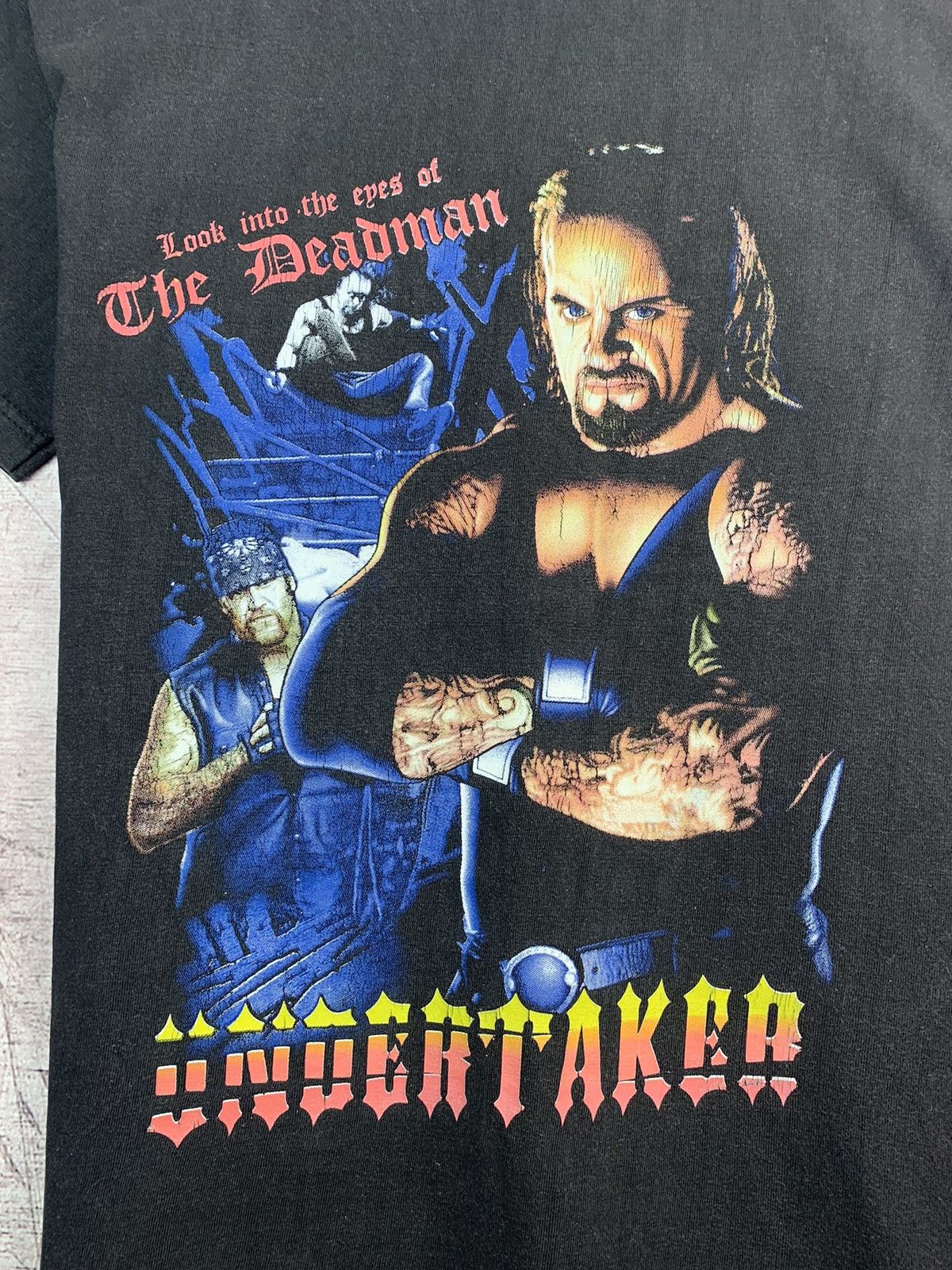 Vintage Vintage UNDERTAKER WWE T Shirt Size US S / EU 44-46 / 1 - 2 Thumbnail