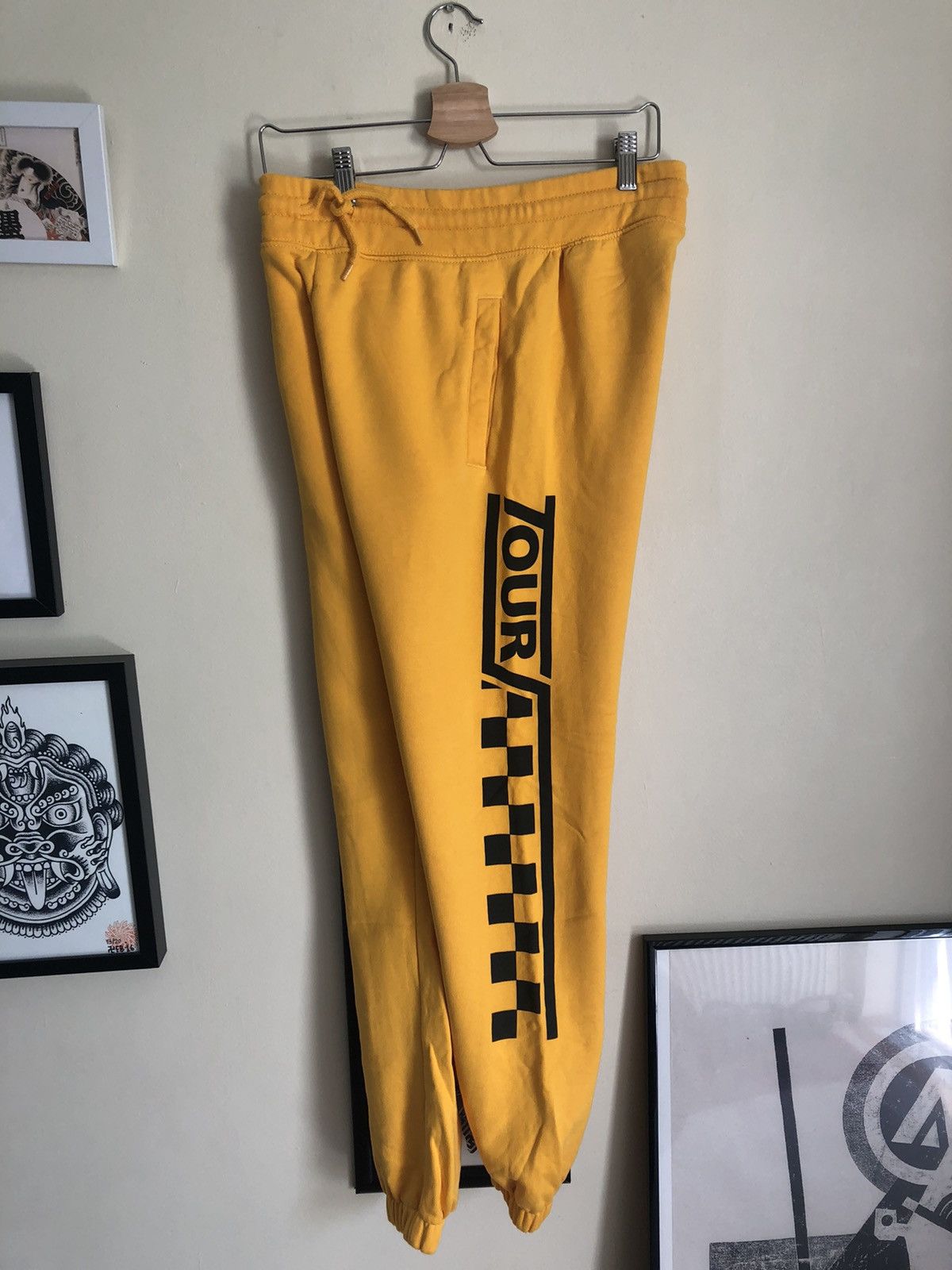 Justin Bieber Justin Bieber H&M Stadium Tour checkered racing sweatpants Size US 30 / EU 46 - 3 Thumbnail