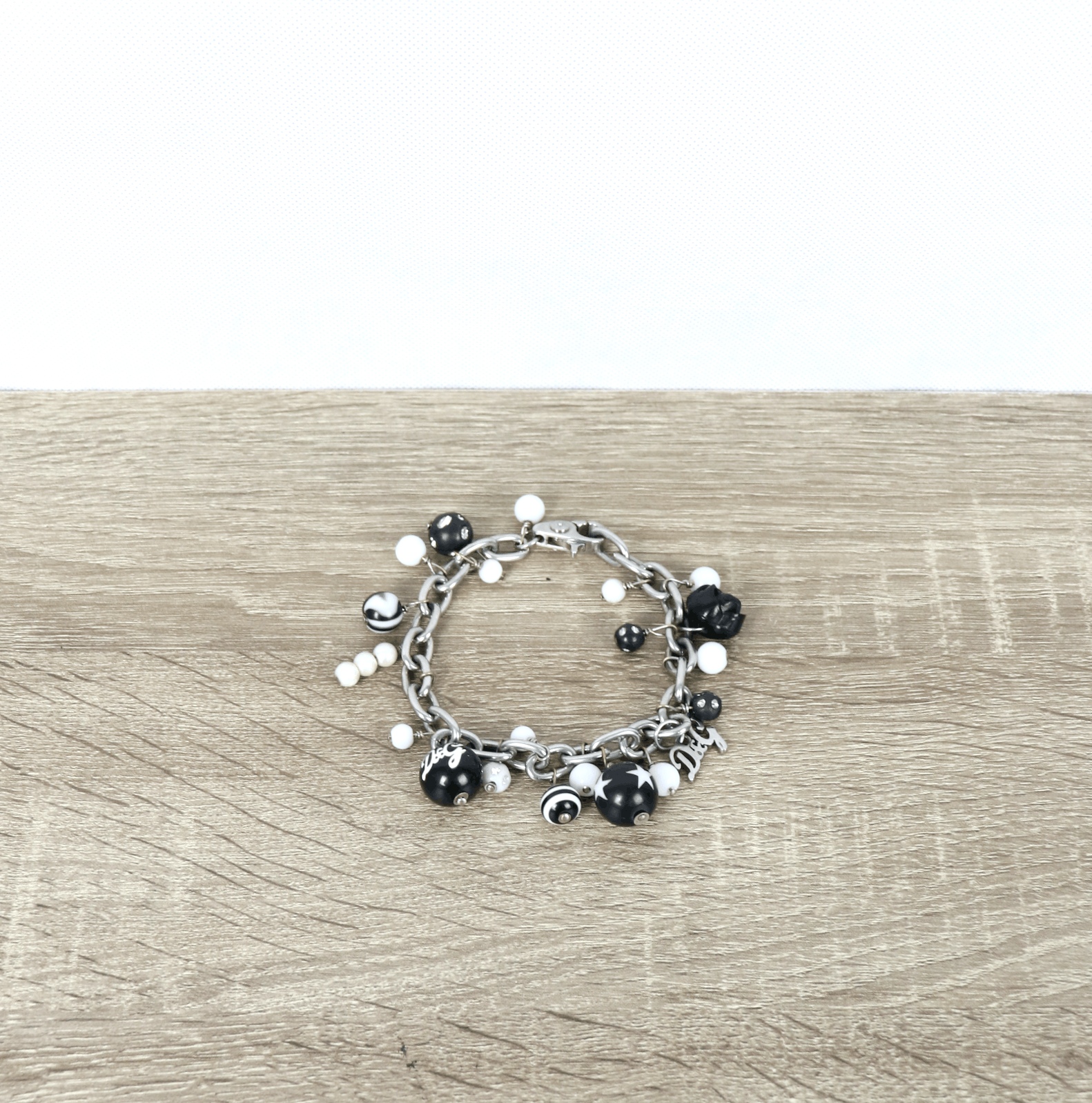 Bracelet Dolce & Gabbana En Métal Argenté Avec Cristaux - Modèle 13252 - Neuf Avec Étiquettes - Fabriqué En Italie