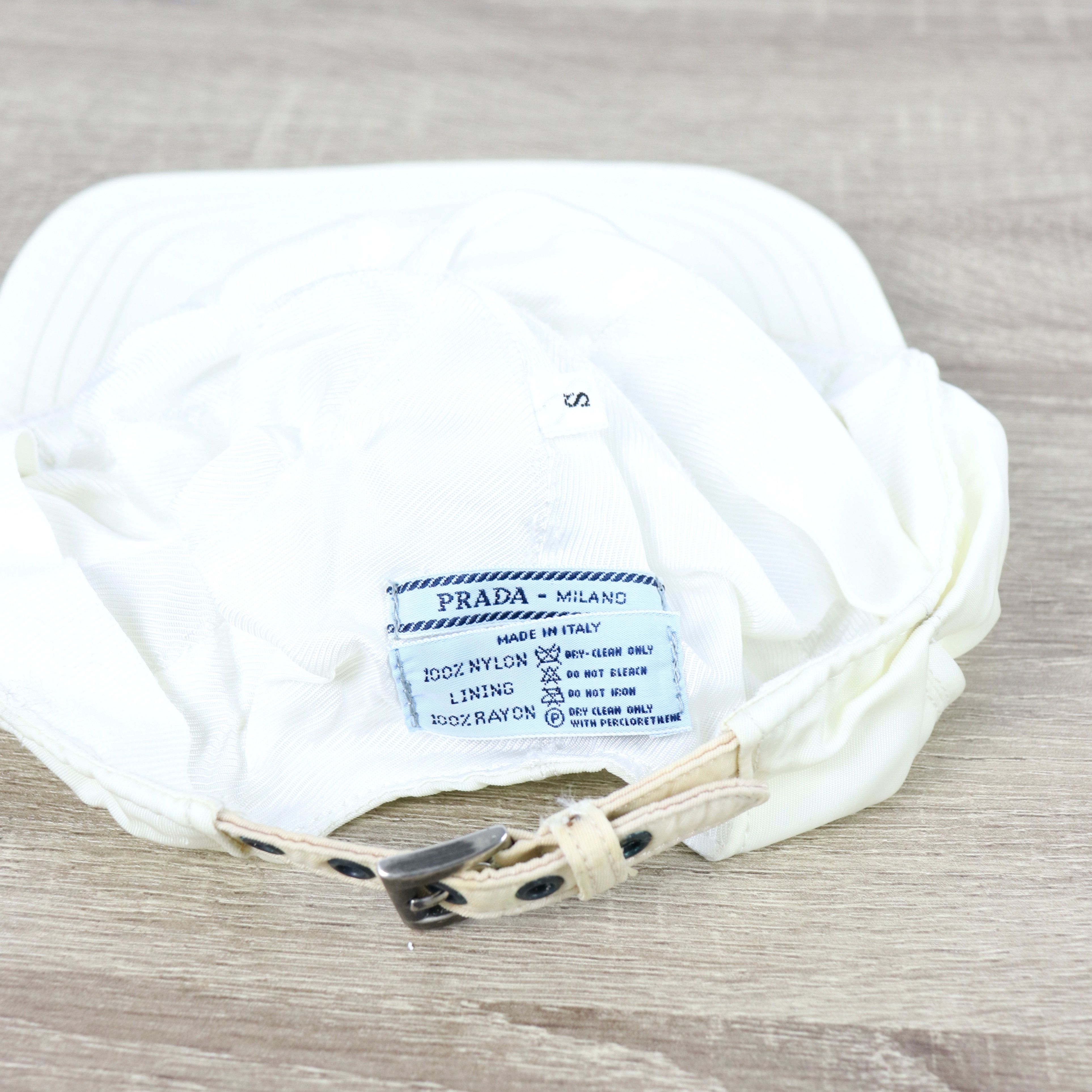 Prada prada nylon milky cap Size ONE SIZE - 3 Thumbnail