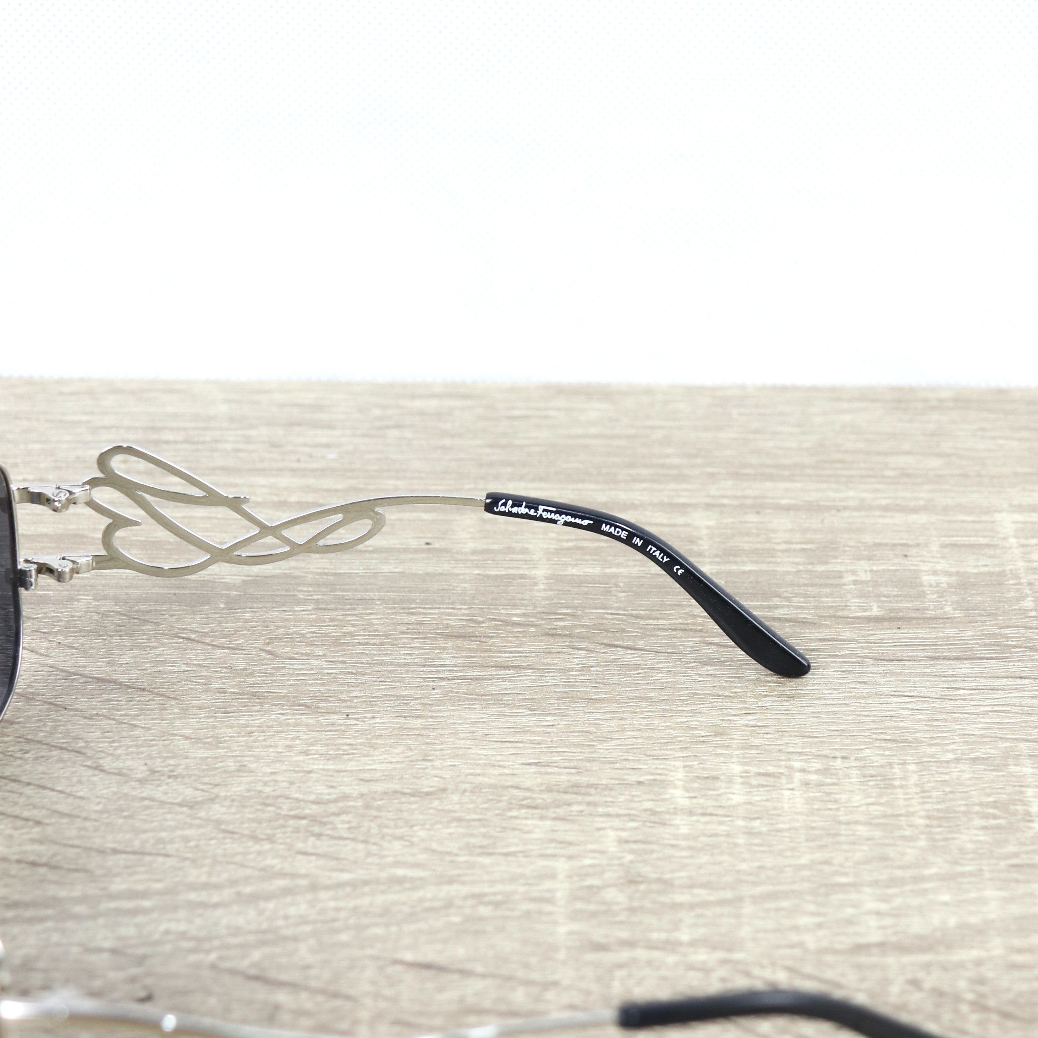 Salvatore Ferragamo Vintage chrome sunglasses Size ONE SIZE - 5 Thumbnail