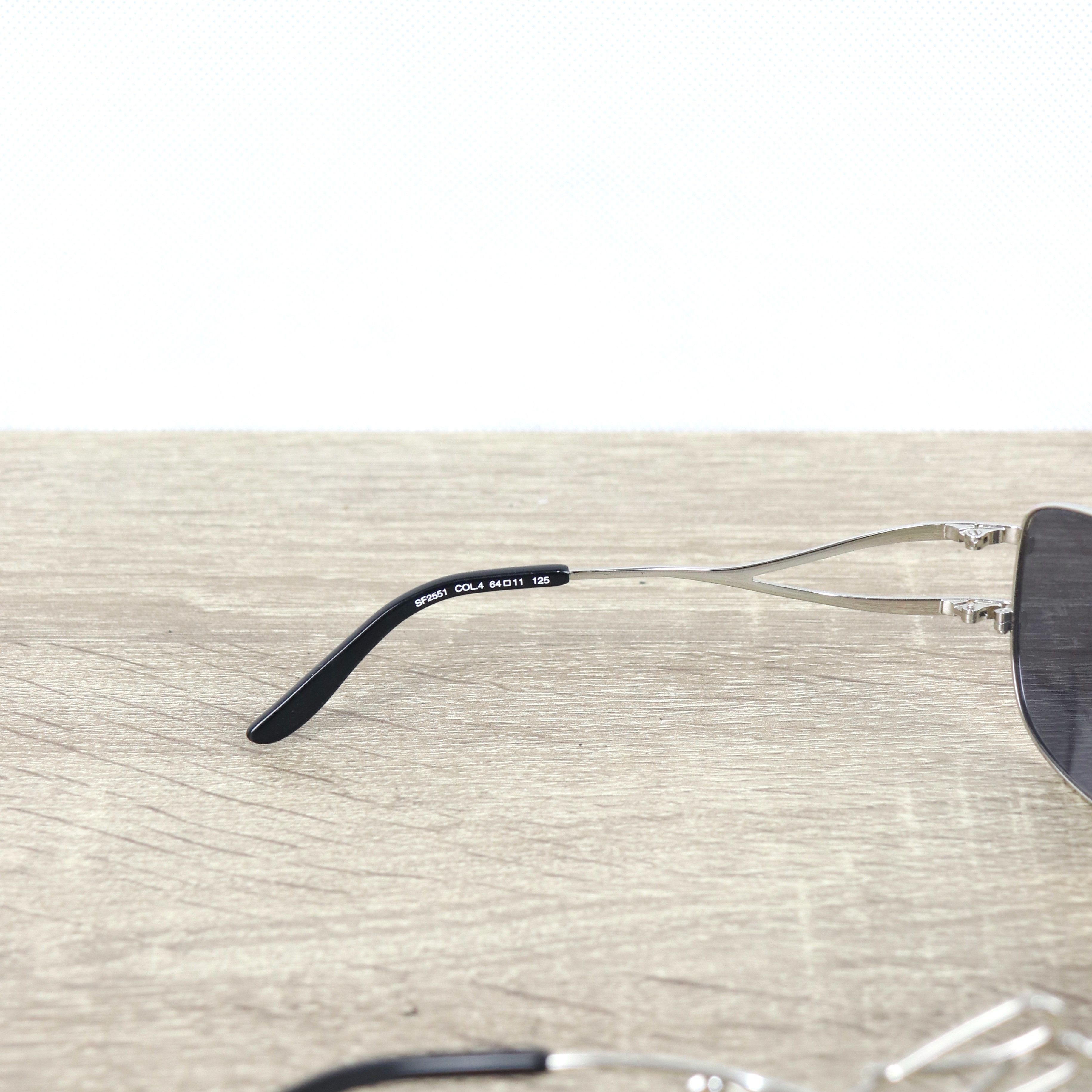 Salvatore Ferragamo Vintage chrome sunglasses Size ONE SIZE - 6 Thumbnail