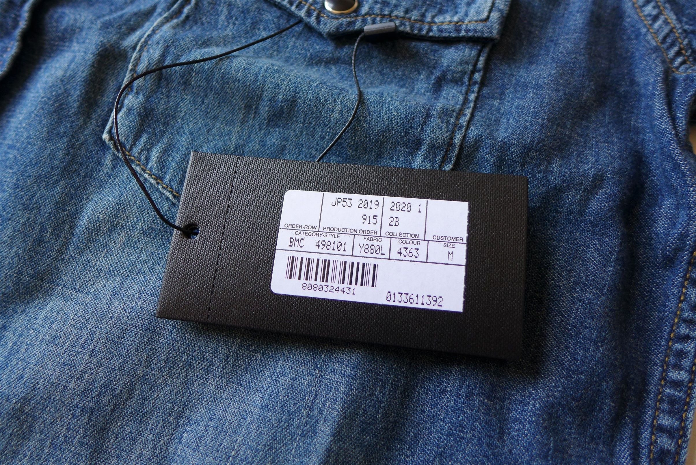 Saint Laurent Paris Saint Laurent Western Shirt - Blue Denim Size US M / EU 48-50 / 2 - 11 Thumbnail