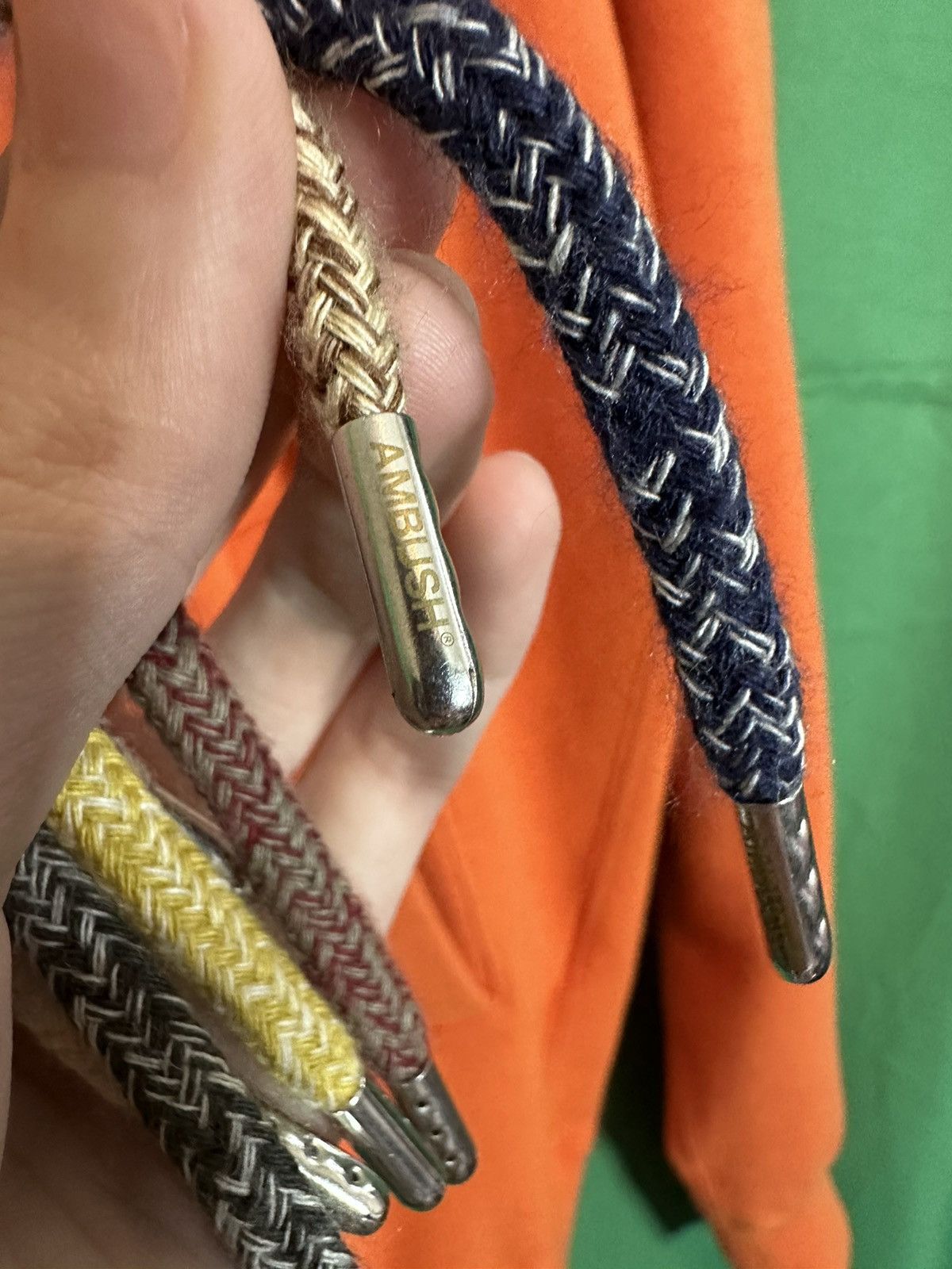 Ambush Design RARE orange multi-cord drawstring hoodie Size US S / EU 44-46 / 1 - 4 Thumbnail