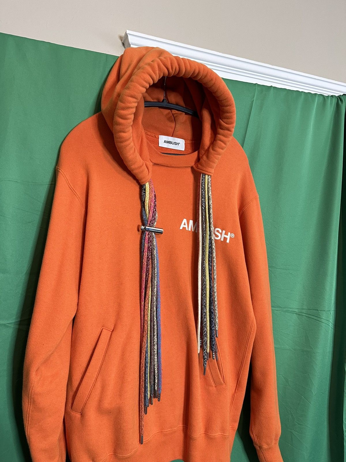Ambush Design RARE orange multi-cord drawstring hoodie Size US S / EU 44-46 / 1 - 2 Thumbnail