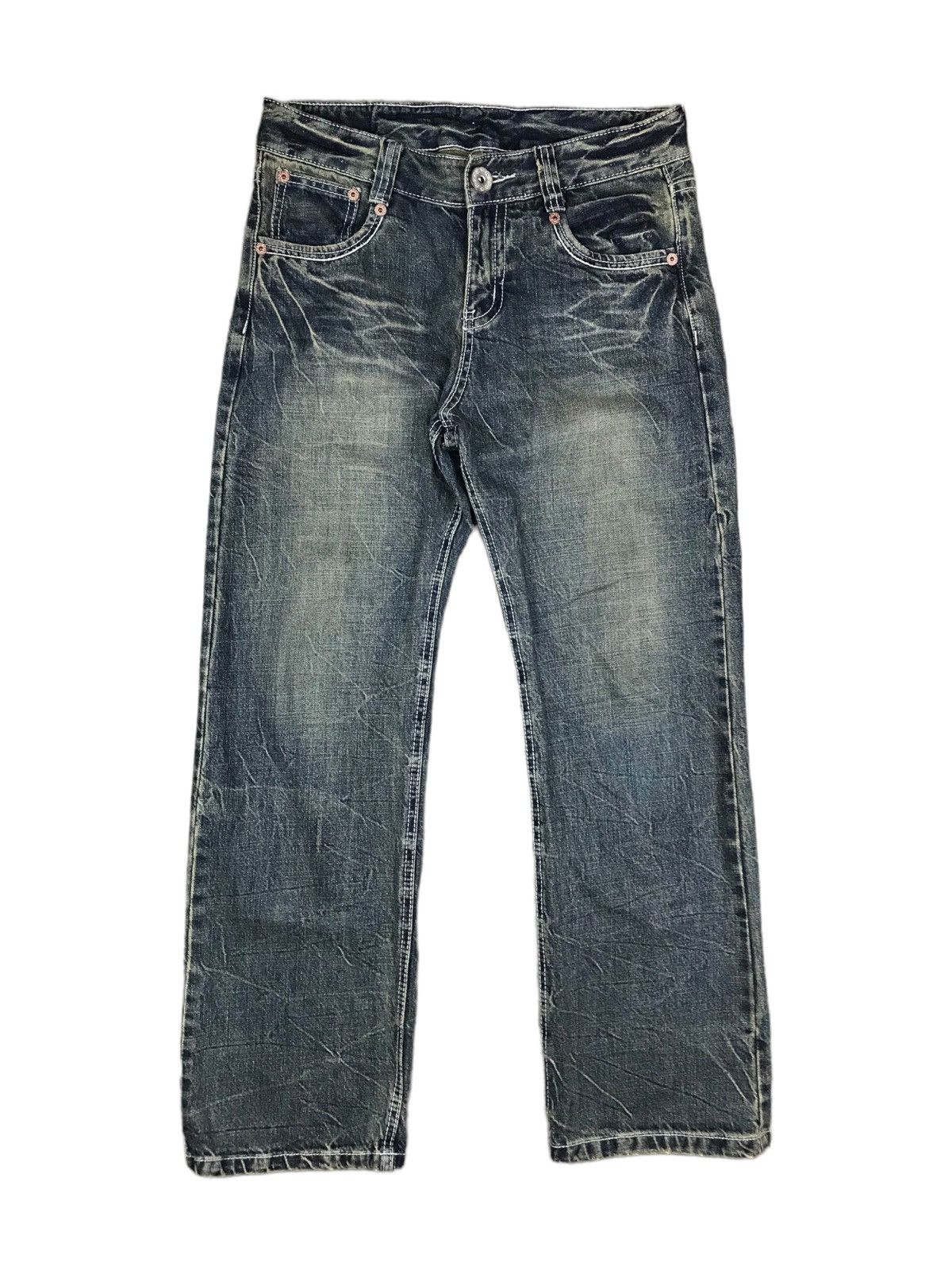 Other AUTHENTIC R >>> JEANS WITH BACK DONUT BUTTONS Size US 33 - 1 Thumbnail